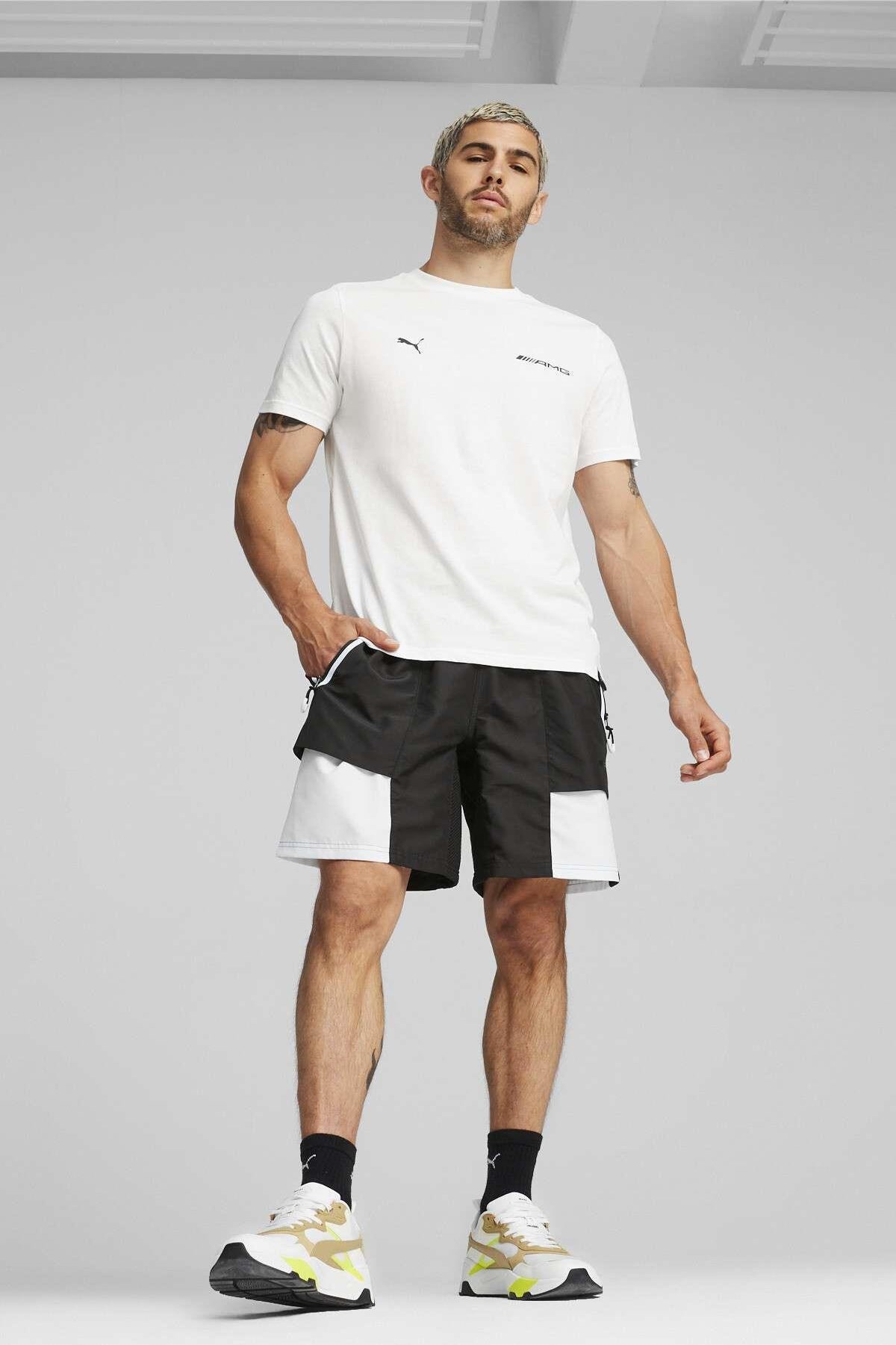 Puma Amg Graphic Erkek Tişört 62371703 Beyaz