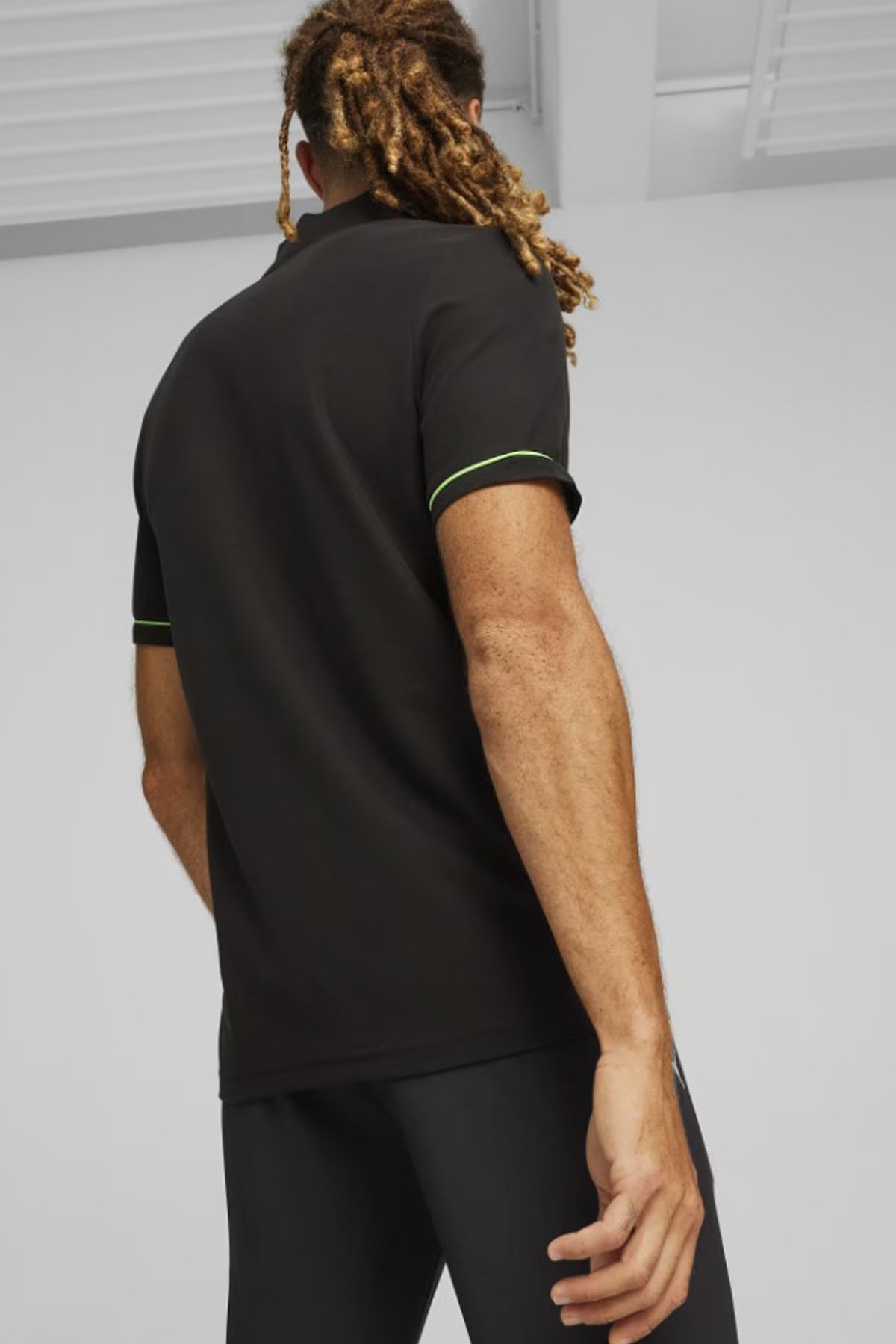 Puma Mapf1 Erkek Polo Yaka Tişört 62375301 Siyah