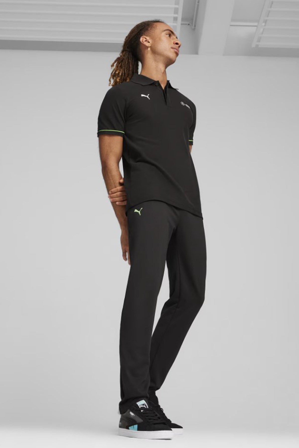 Puma Mapf1 Erkek Polo Yaka Tişört 62375301 Siyah