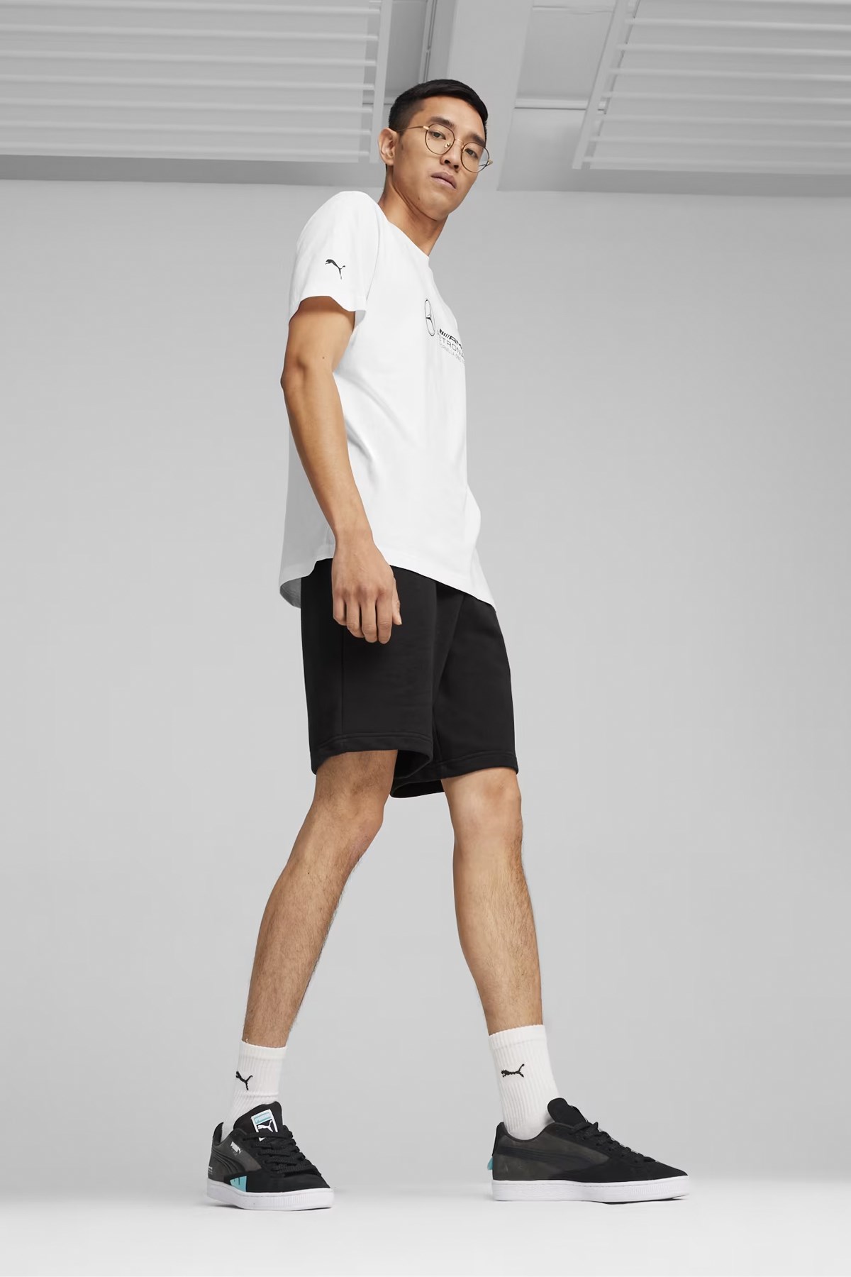 Puma Mapf1 Logo Erkek Tişört 62375403 Beyaz