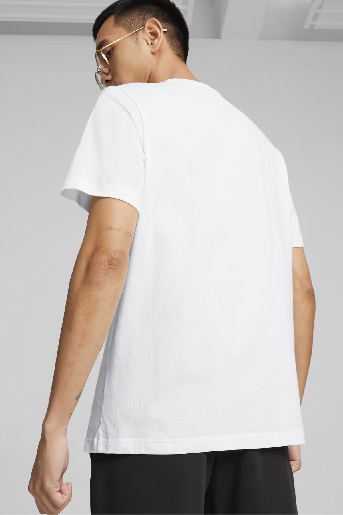 Puma Mapf1 Logo Erkek Tişört 62375403 Beyaz