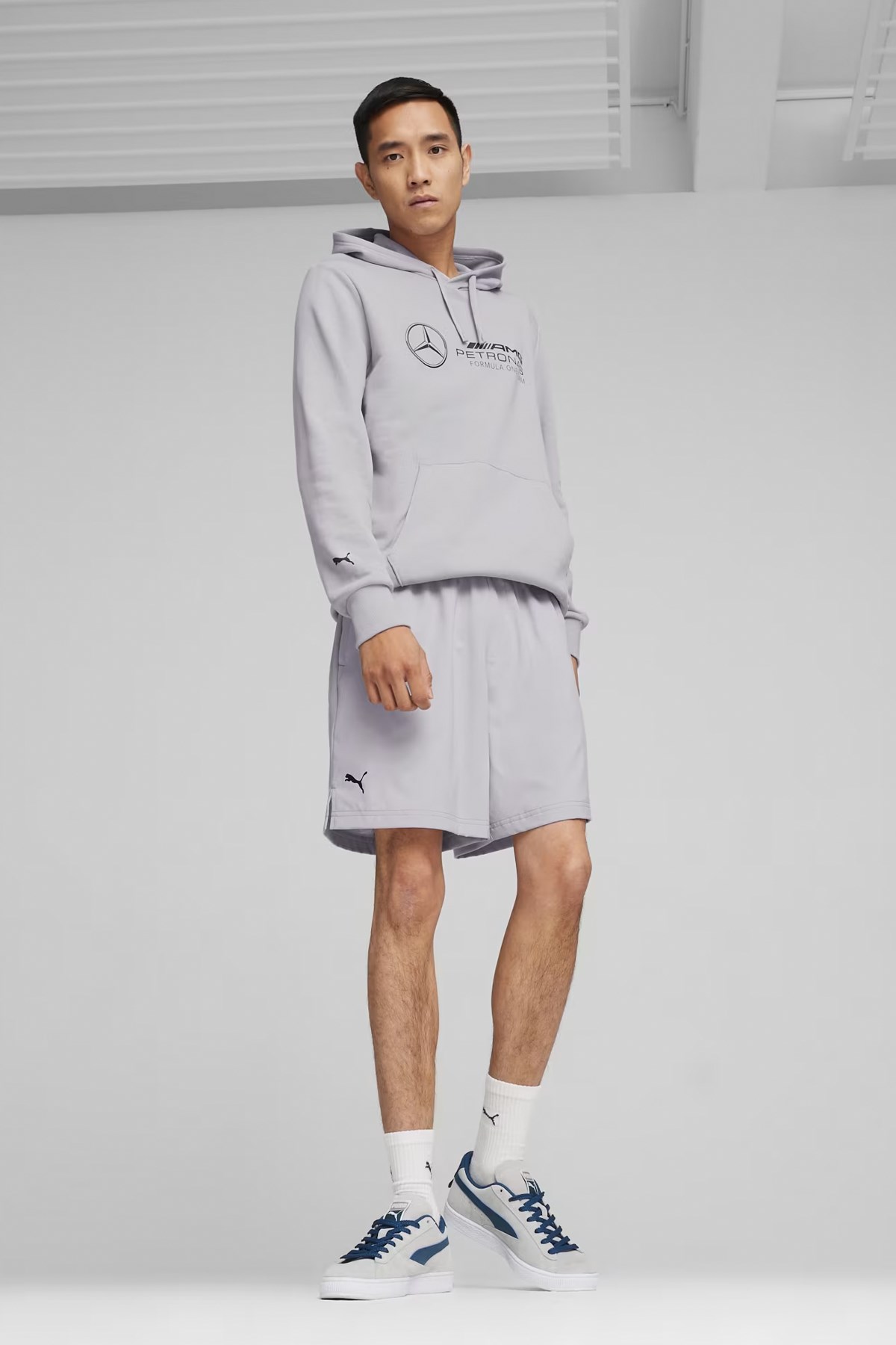 Puma Mapf1 Ess Hoodie Erkek Sweatshirt 62375702 Gri