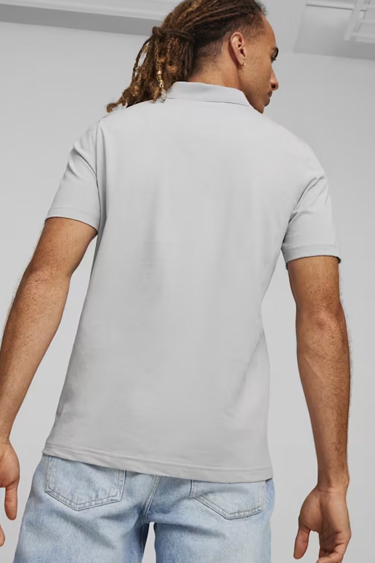 Puma Mapf1 Ess Erkek Polo Yaka Tişört 62376402 Gri