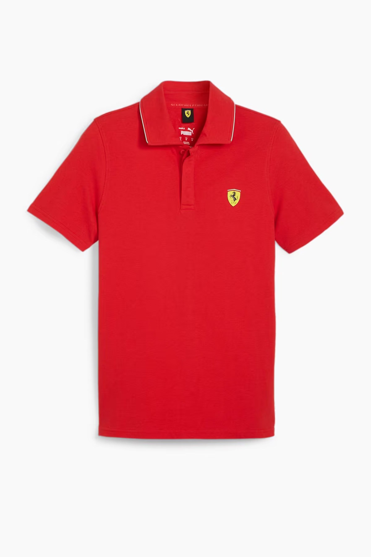 Puma Ferrari Race Erkek Polo Tişört 62380102 Kırmızı
