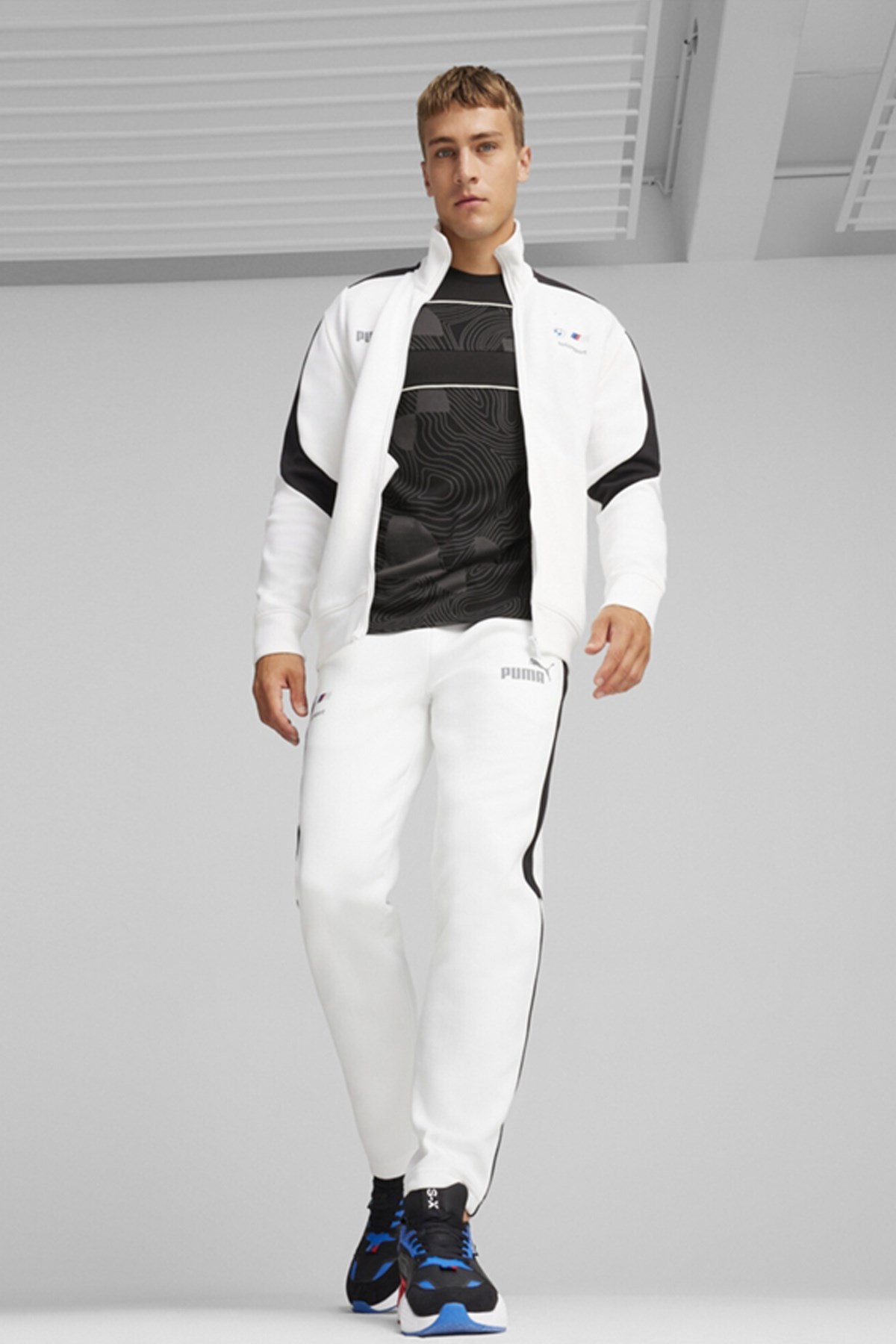 Puma Bmw Mms Mt7 Erkek Sweatshirt 62413702 Beyaz