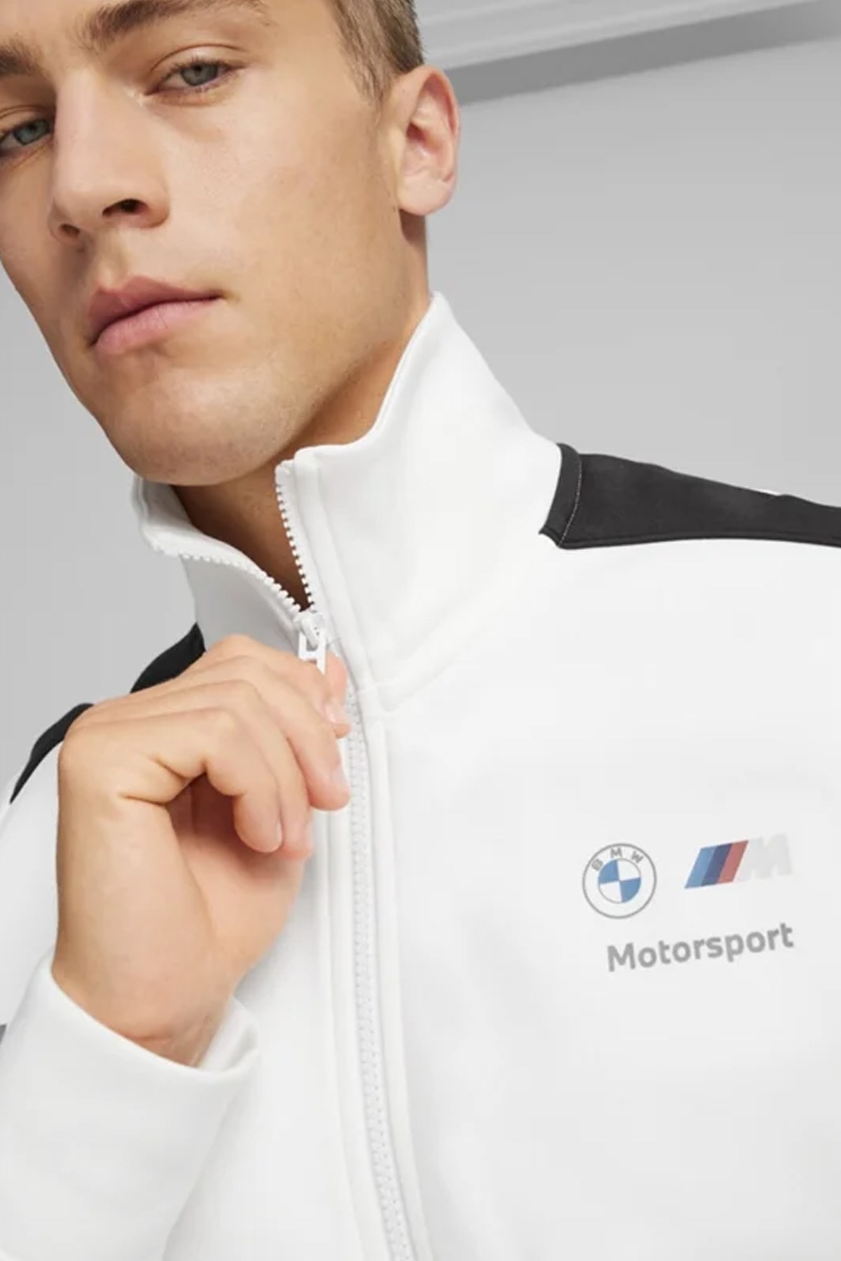 Puma Bmw Mms Mt7 Erkek Sweatshirt 62413702 Beyaz