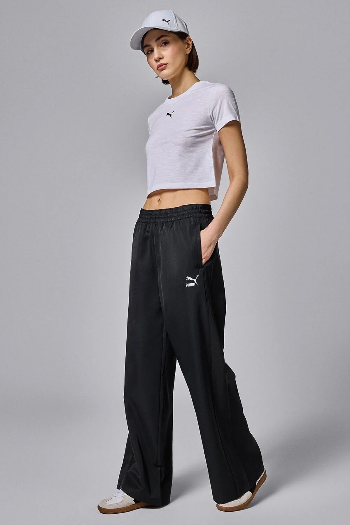 Puma T7 Relaxed Track Kadın Eşofman Alt 62421601 Siyah