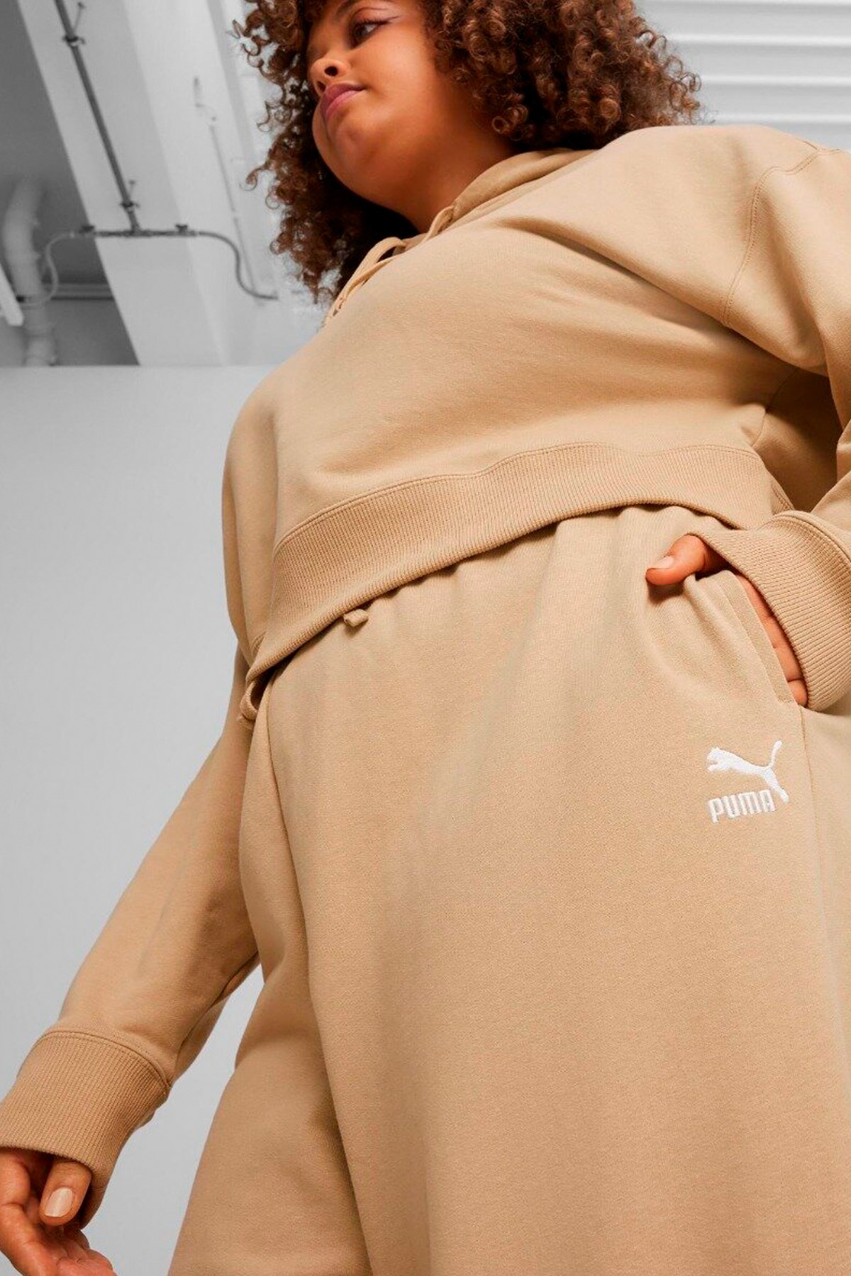 Puma Better Classıcs Sweatpants Kadın Eşofman Alt 62423383 Bej