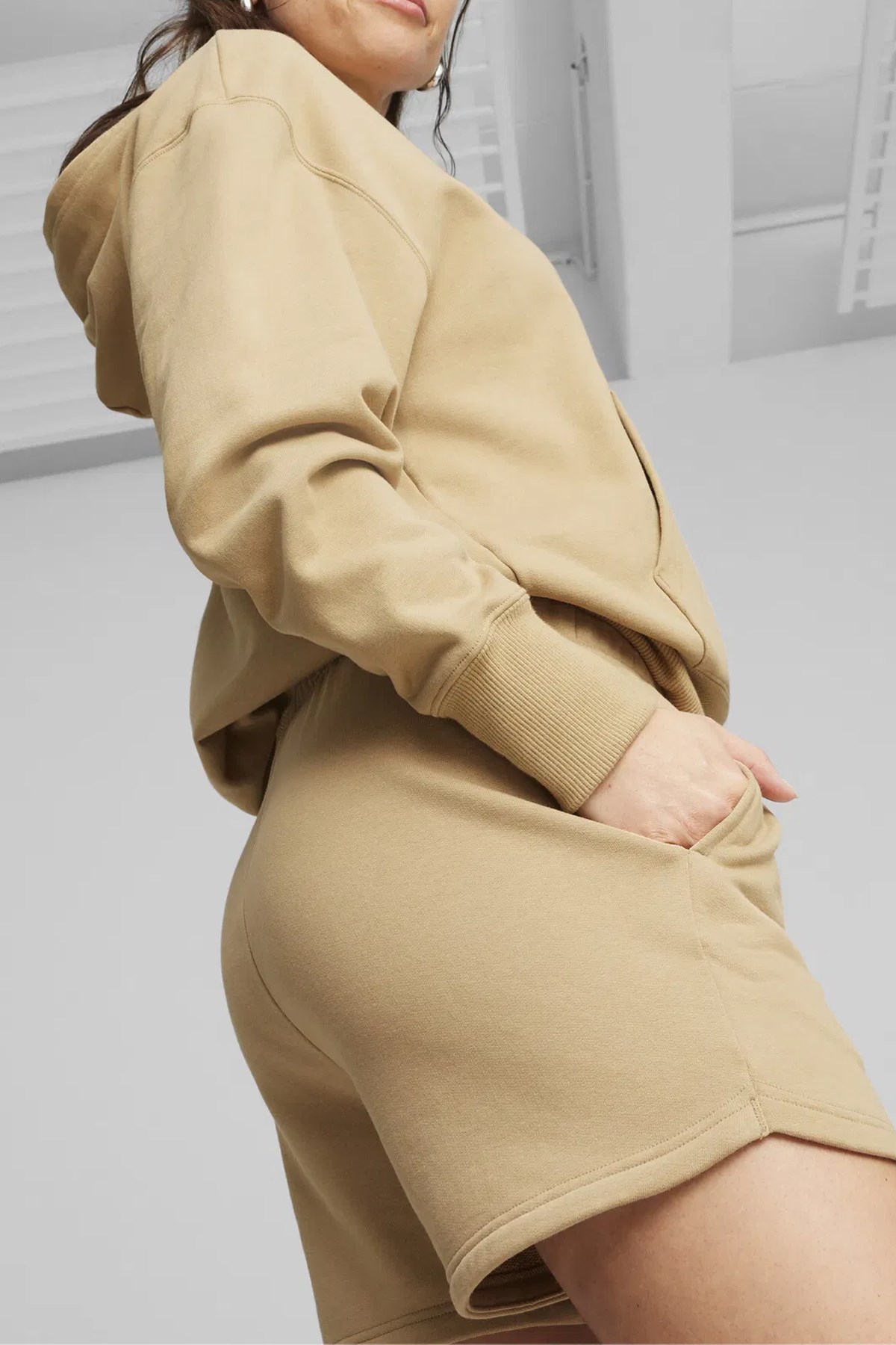 Puma Better Classıcs Shorts Kadın Şort 62423683 Bej