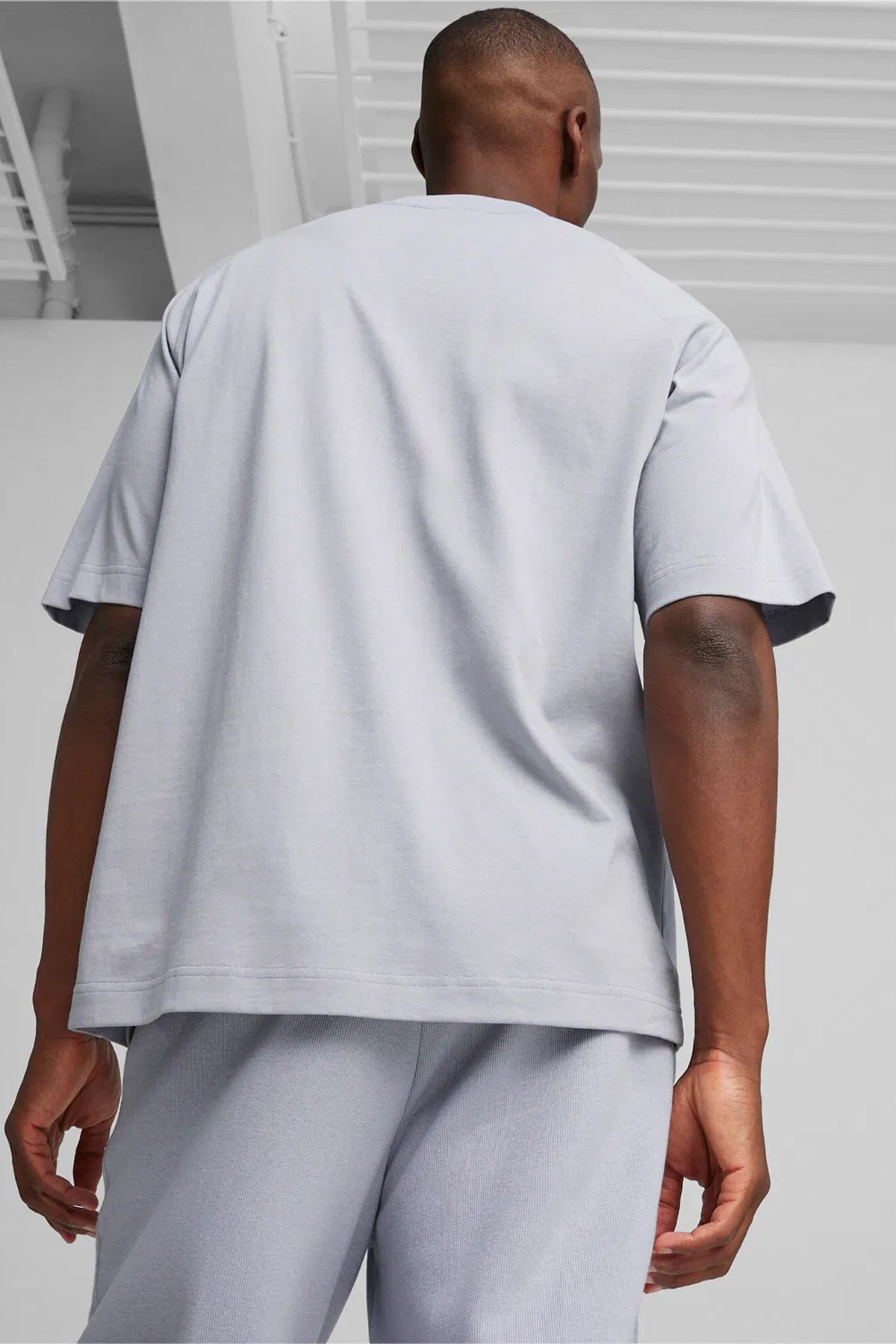 Puma Classıcs+ Tee Gray Fog Erkek Tişört 62427263 Gri