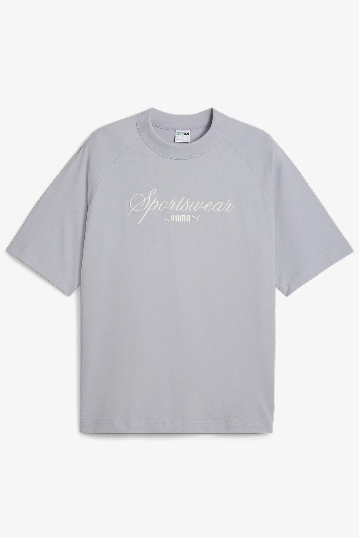 Puma Classıcs+ Tee Gray Fog Erkek Tişört 62427263 Gri