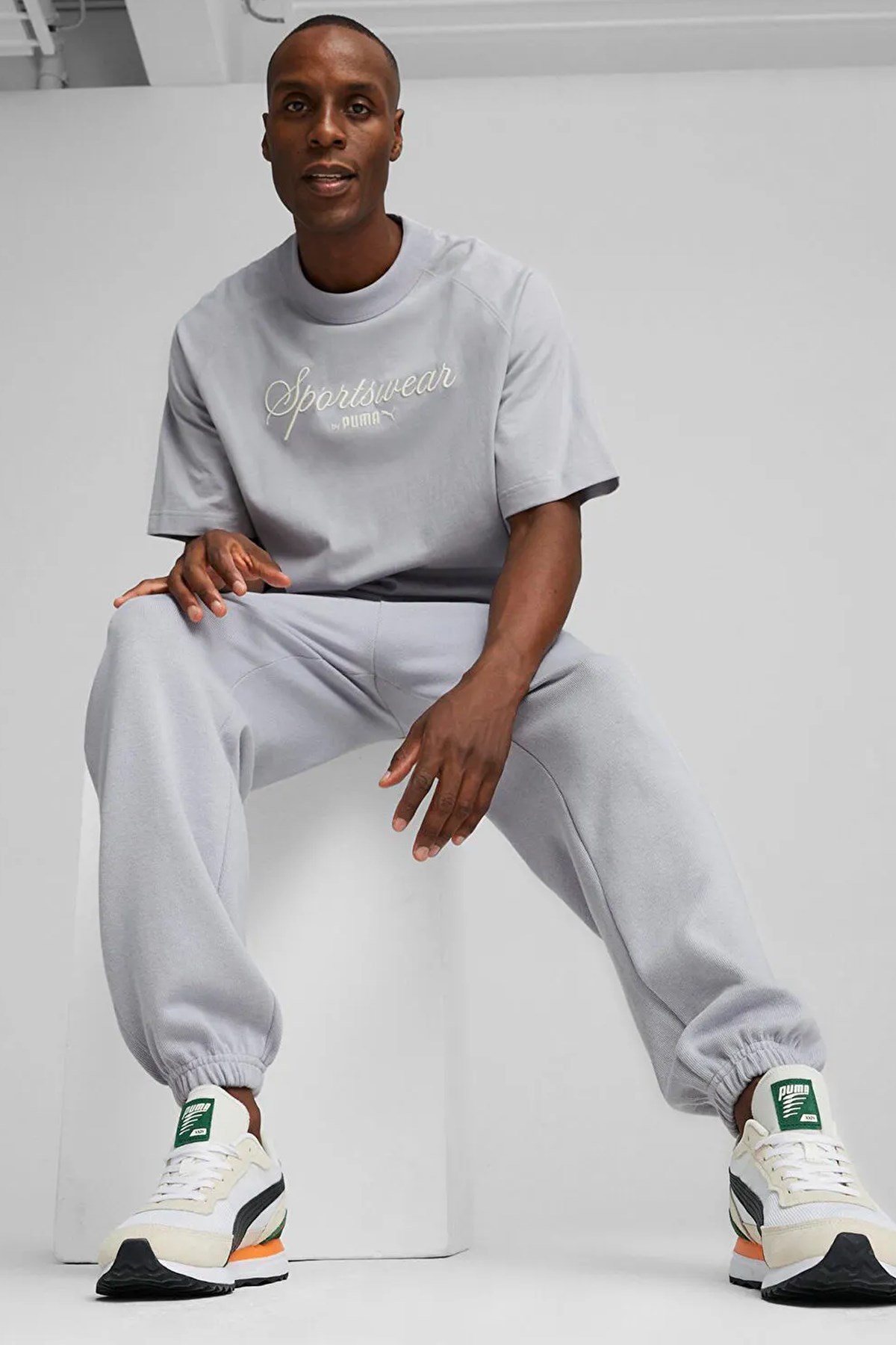 Puma Classıcs+ Sweatpants Erkek Eşofman Altı 62427663 Gri