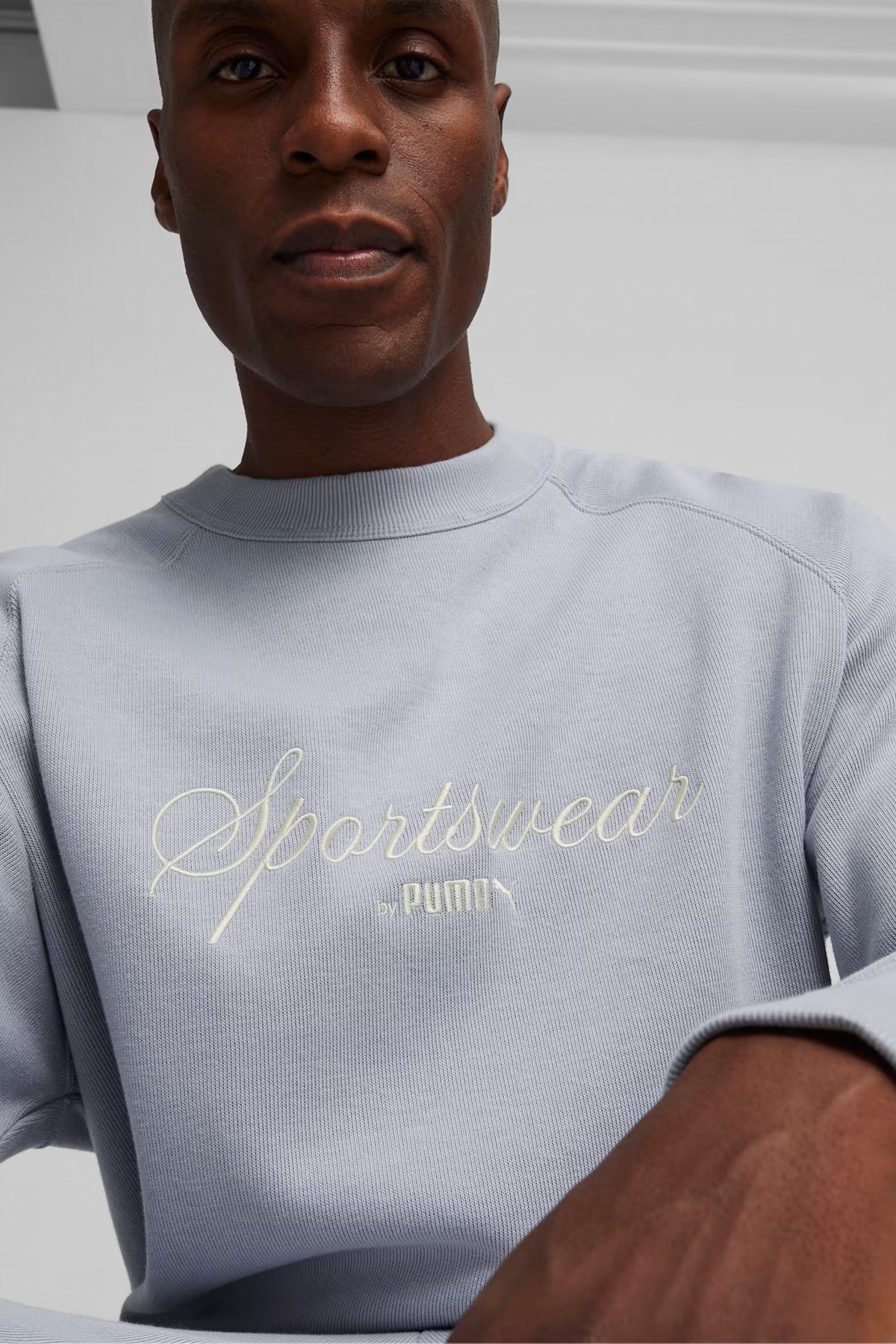 Puma Classıcs+ Crew Erkek Sweat 62427863 Gri