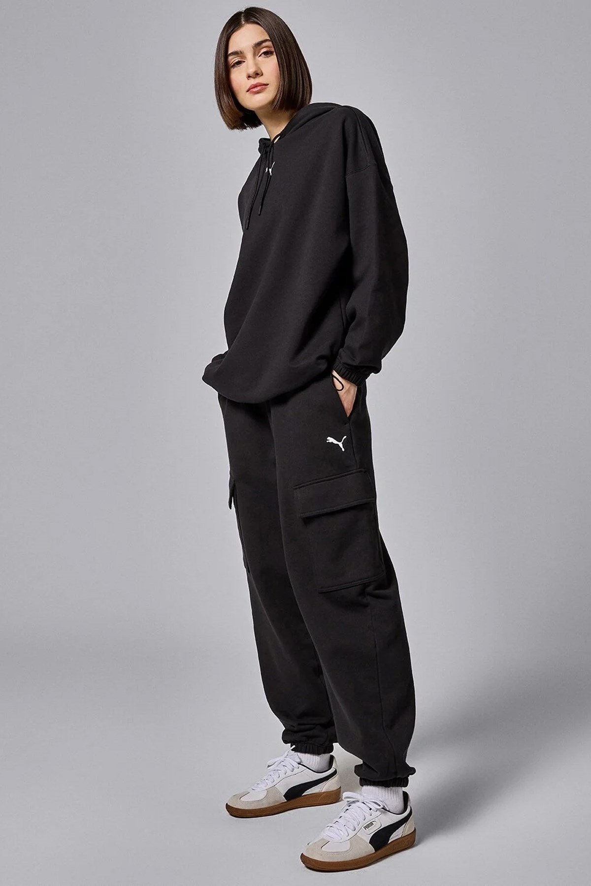 Puma Dare To Relaxed Kadın Kargo Pantolon 62429701 Siyah