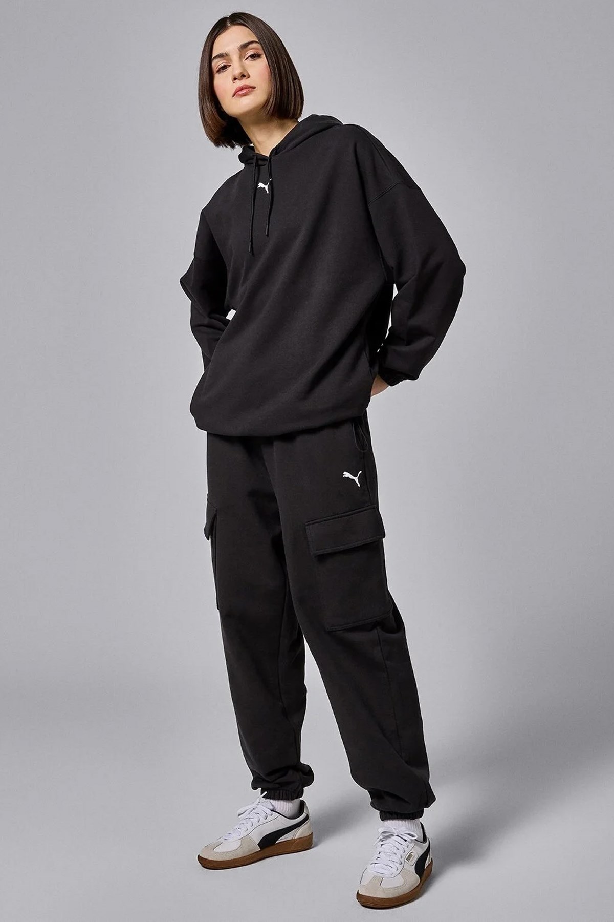 Puma Dare To Relaxed Kadın Kargo Pantolon 62429701 Siyah