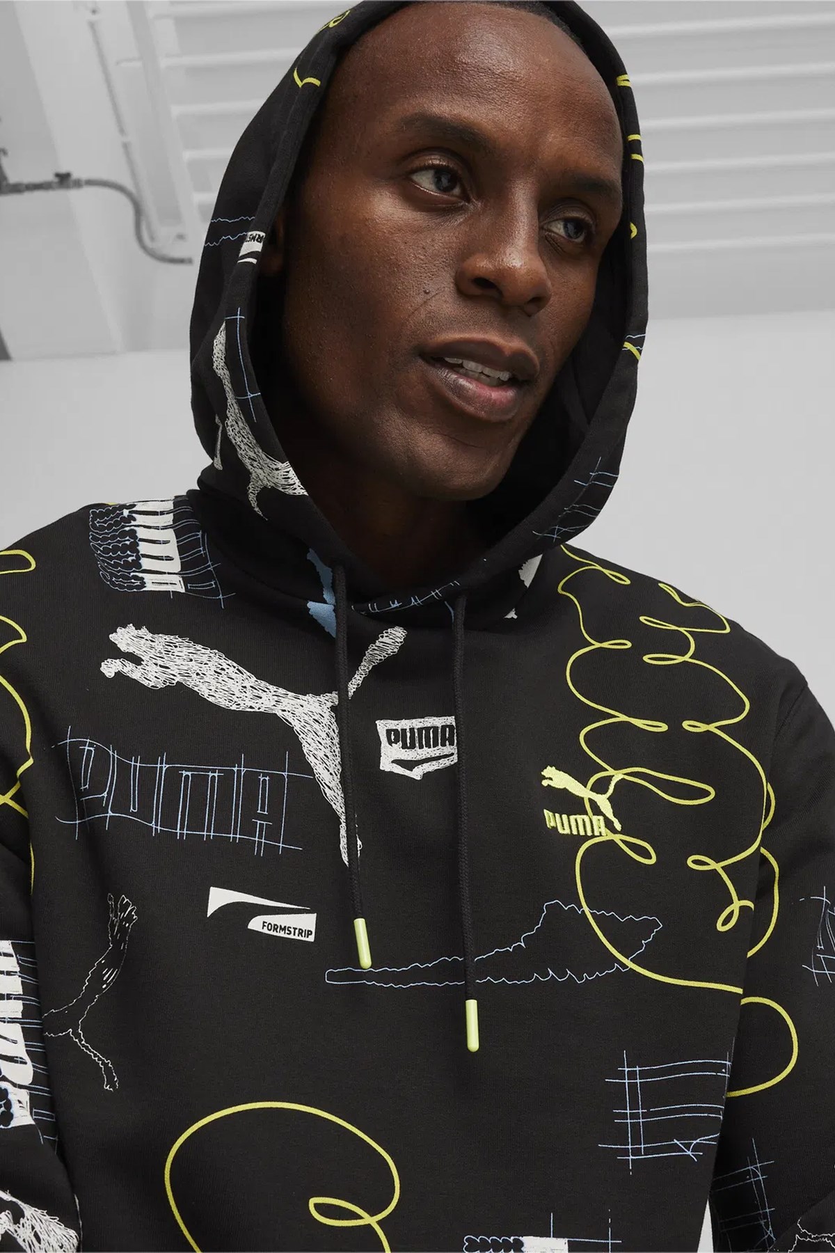 Puma Classıcs Brand Love Erkek Kapüşonlu Sweat 62430001 Siyah