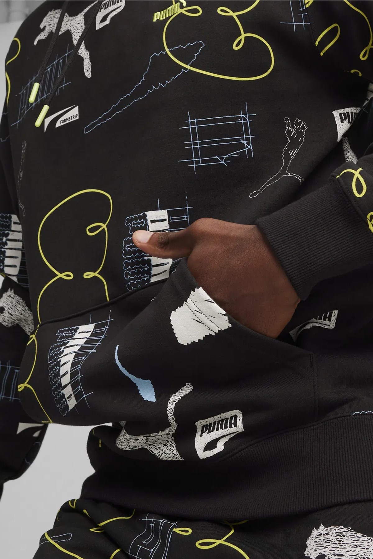 Puma Classıcs Brand Love Erkek Kapüşonlu Sweat 62430001 Siyah