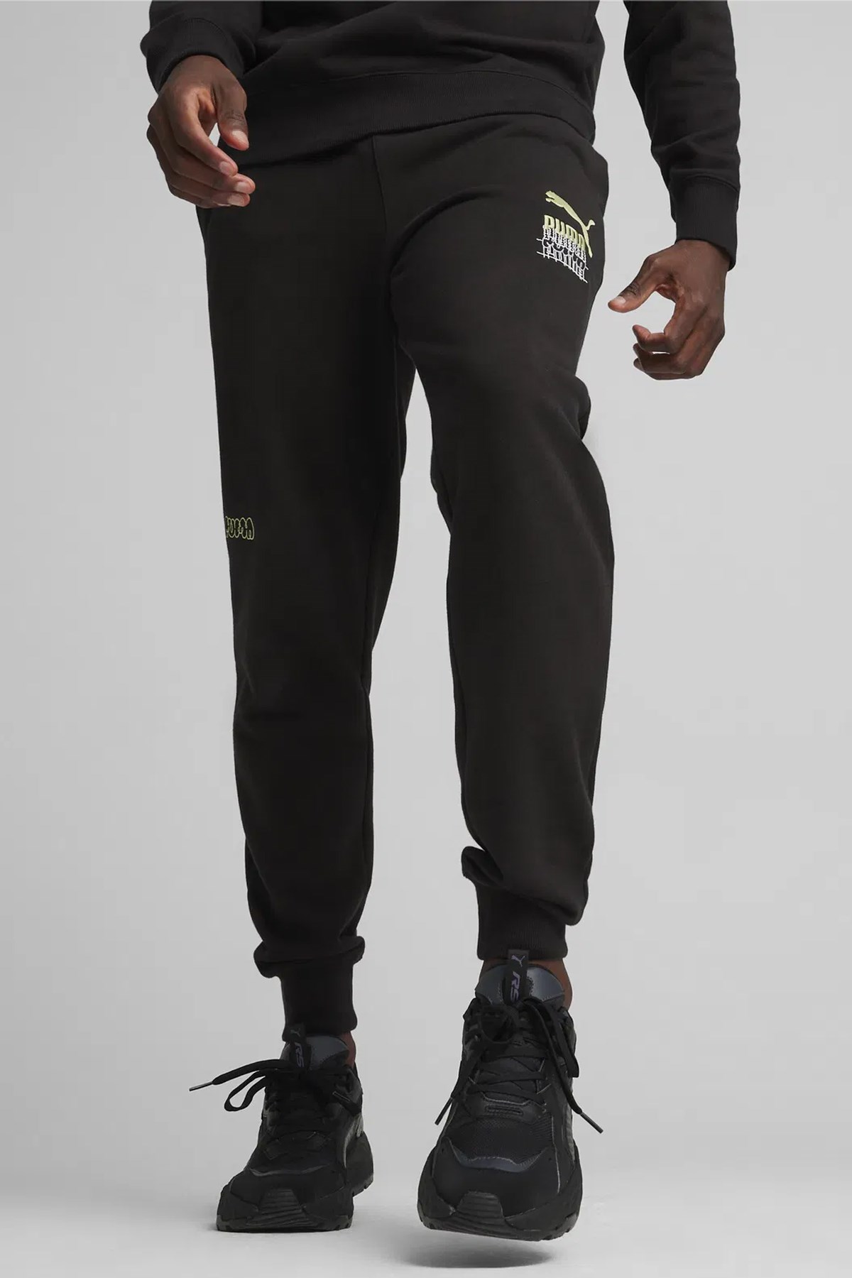 Puma Classıcs Brand Love Erkek Eşofman Alt 62430501 Siyah