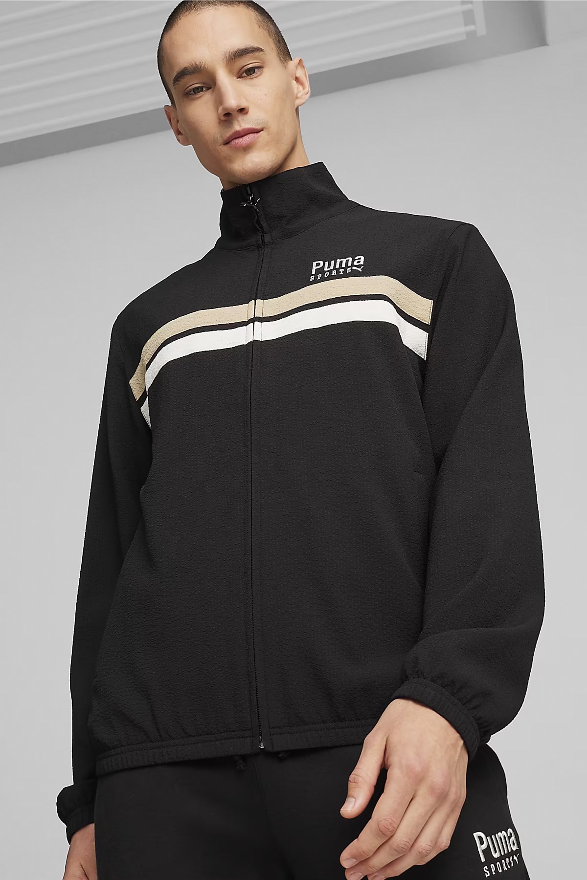 Puma Team Track Erkek  Çeket 62431501 Siyah