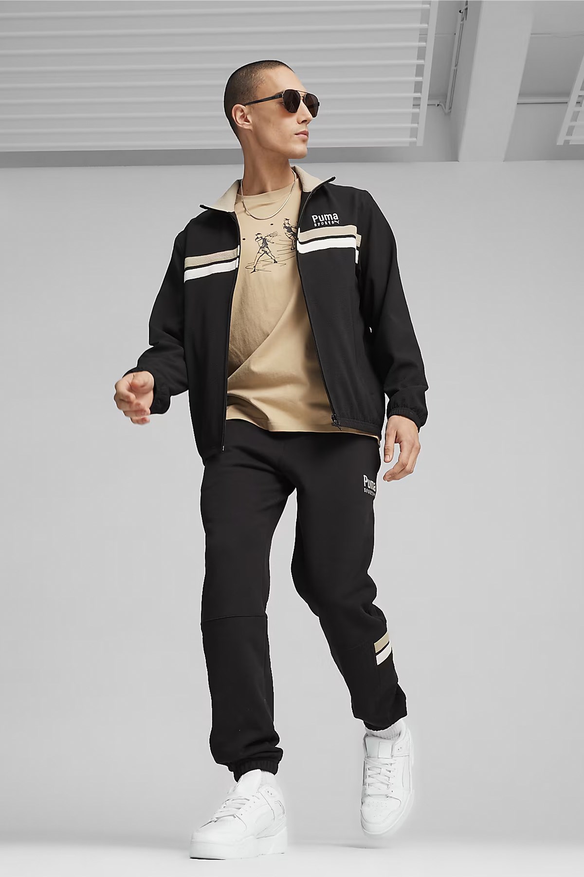 Puma Team Track Erkek  Çeket 62431501 Siyah