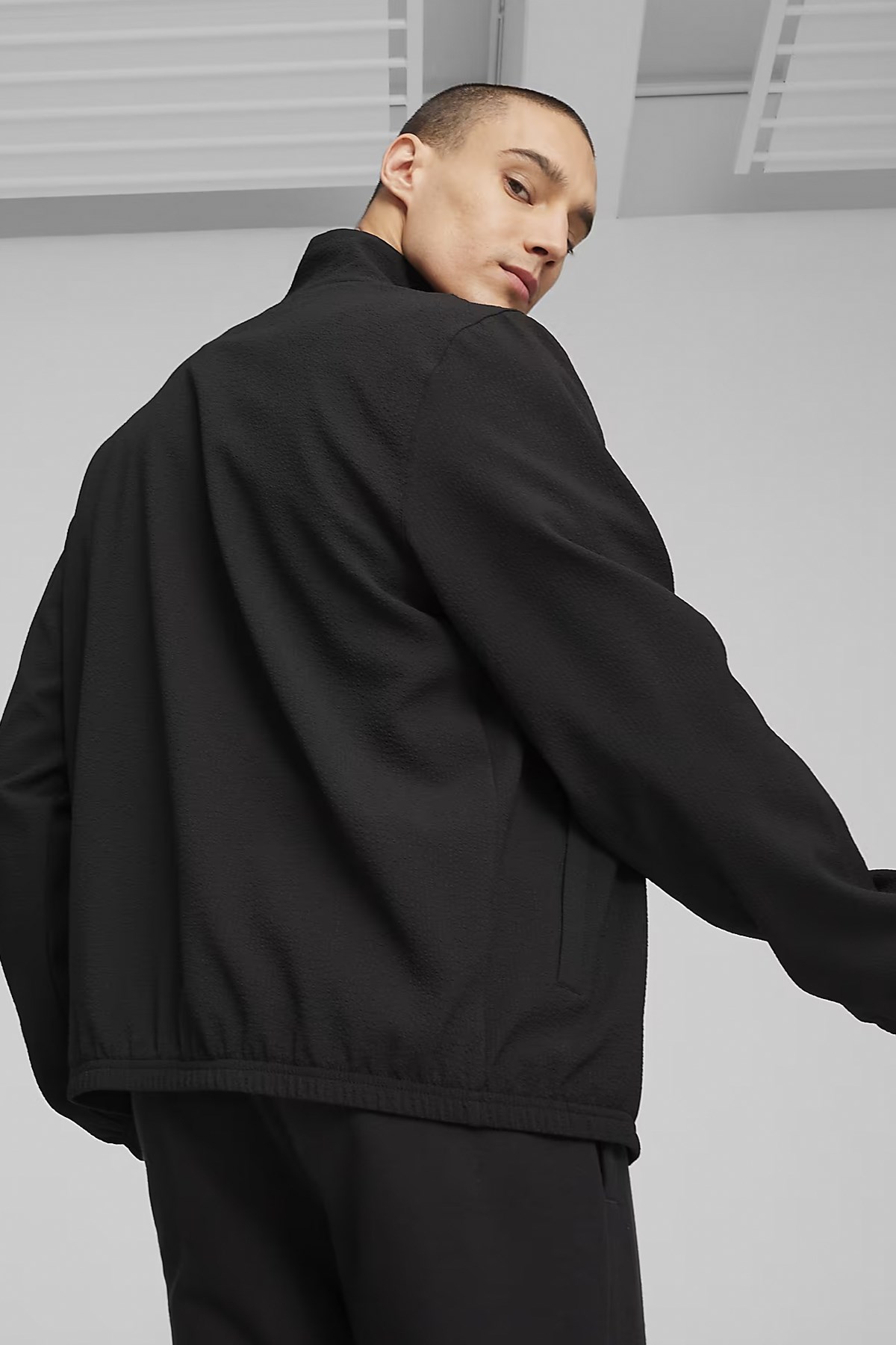 Puma Team Track Erkek  Çeket 62431501 Siyah