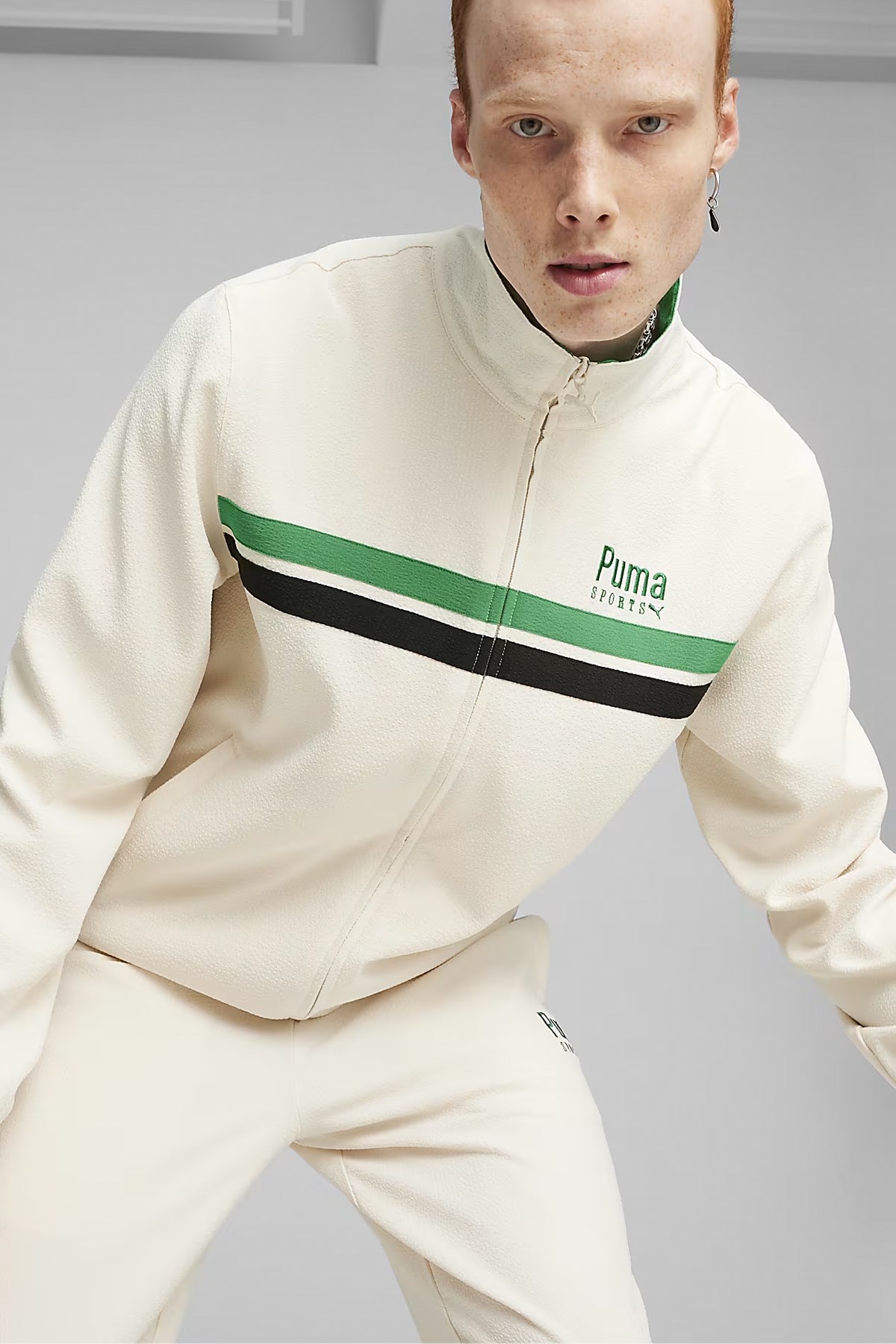 Puma Team Track Erkek  Çeket 62431587 Bej