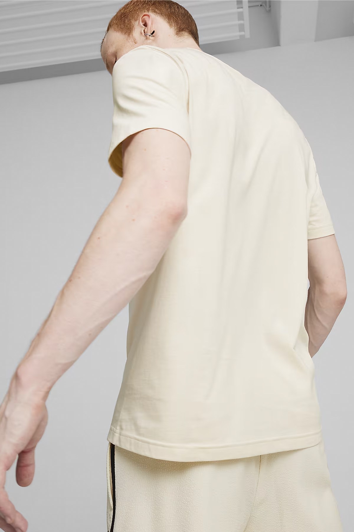 Puma Team Graphic Erkek Tişört 62433487 Bej