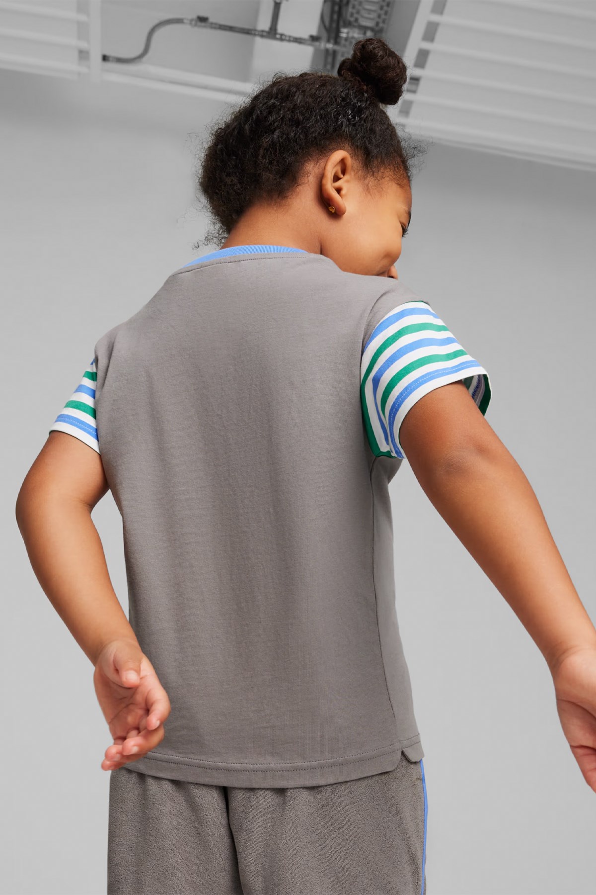 Puma Summer Camp Classıcs Çocuk Tişört 62435855 Gri