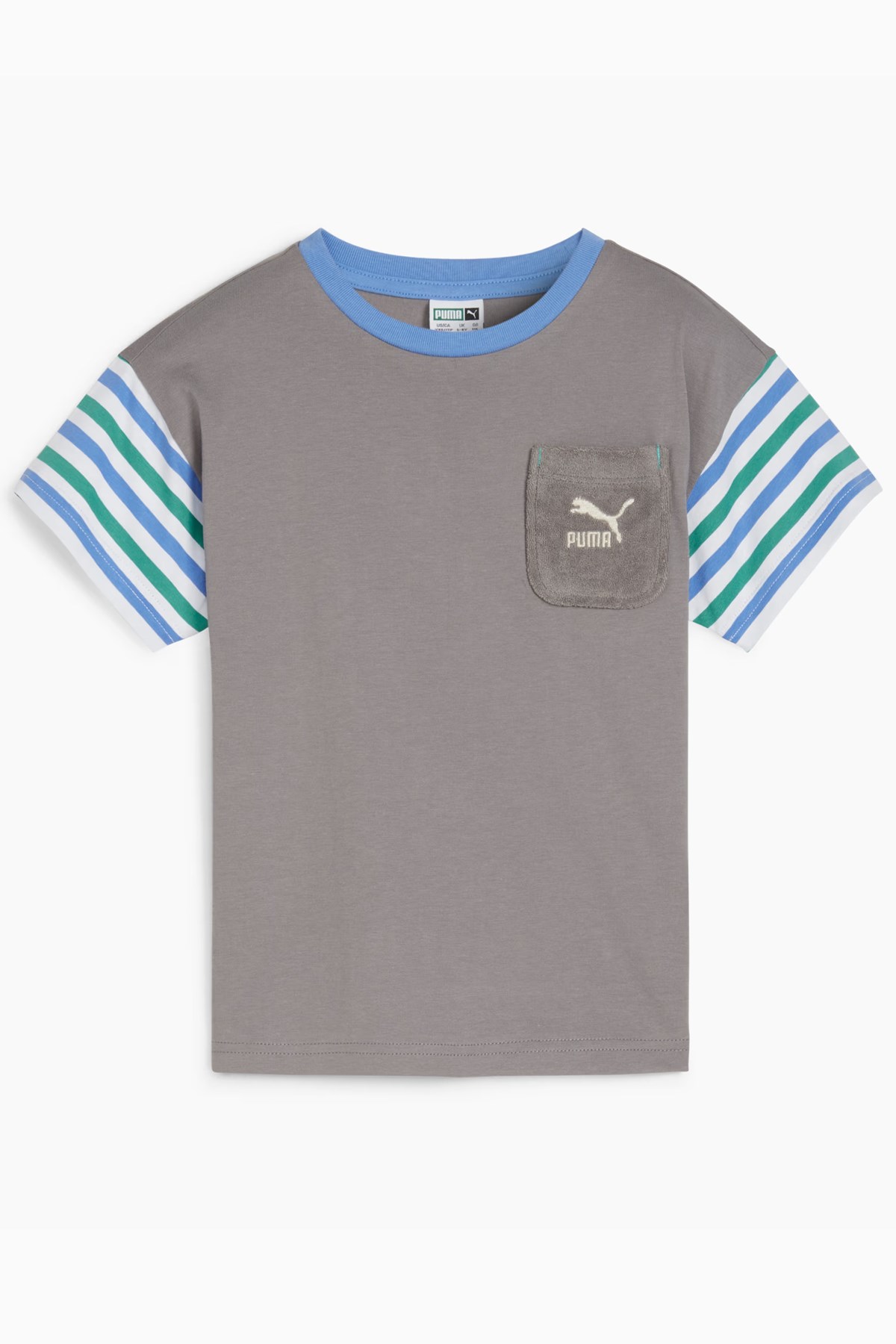 Puma Summer Camp Classıcs Çocuk Tişört 62435855 Gri