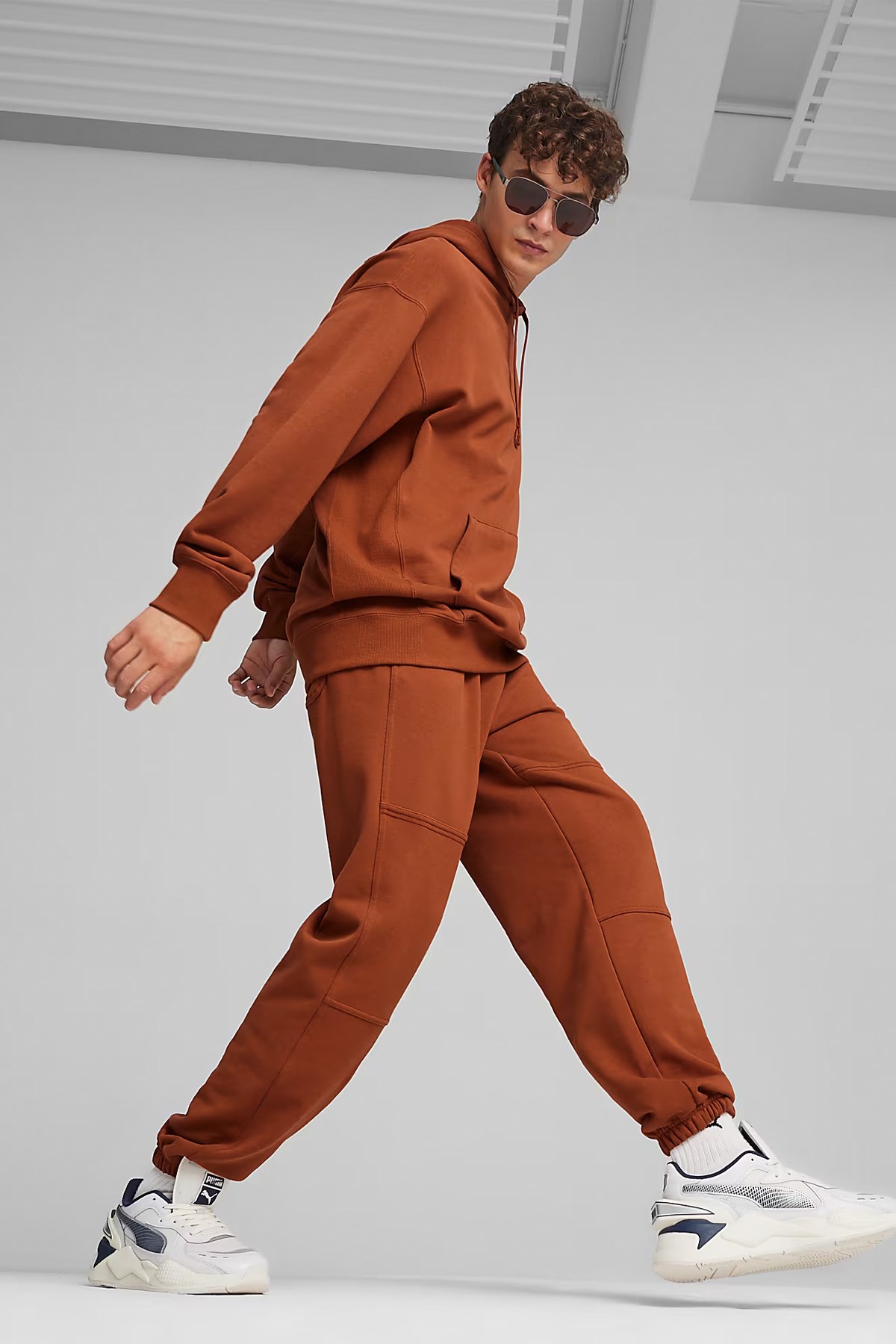 Puma Downtown Sweatpants Erkek Eşofman Alt 62436381 Kahverengi