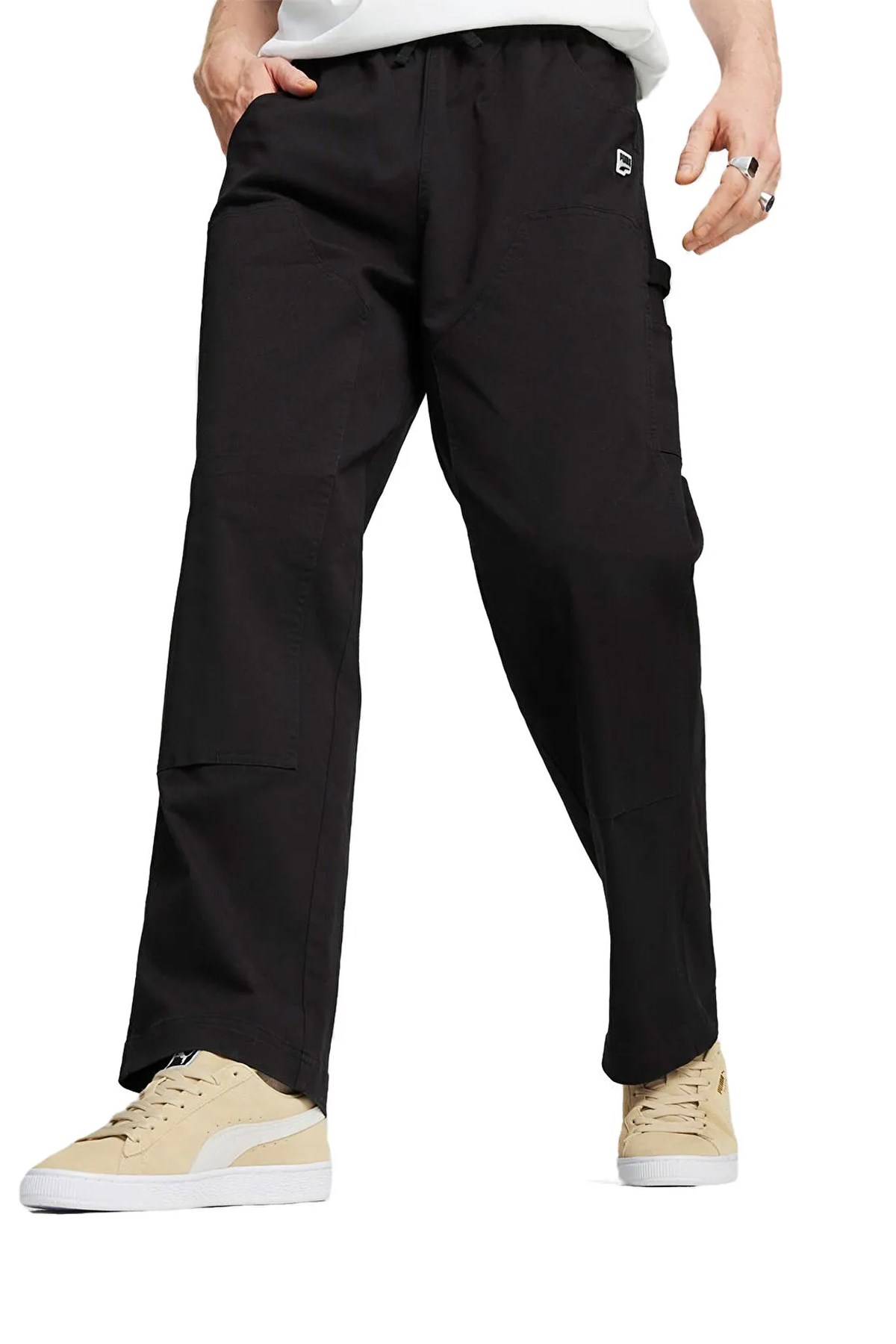 Puma Downtown Double Knee Erkek Pantolon 62436801 Siyah