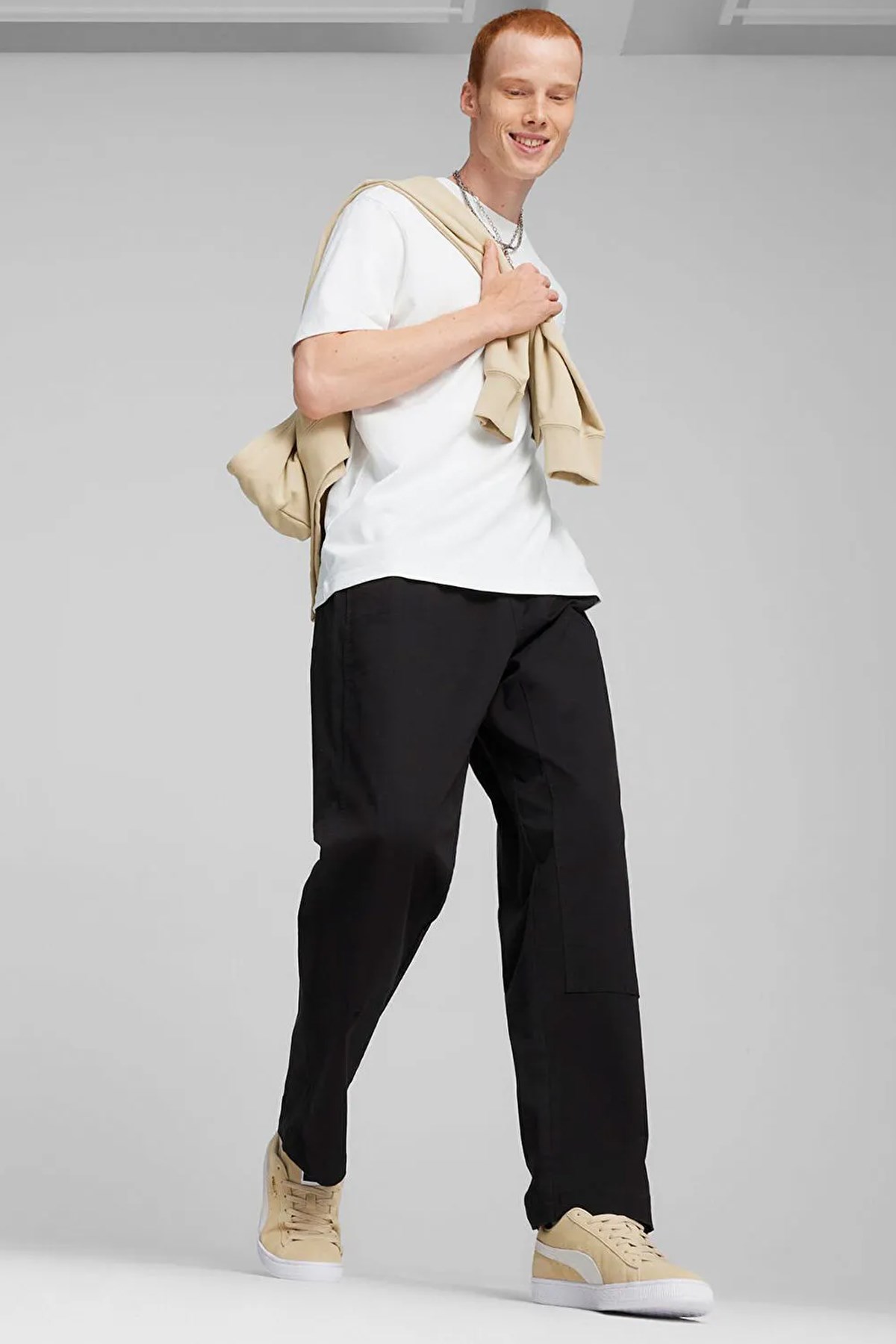 Puma Downtown Double Knee Erkek Pantolon 62436801 Siyah