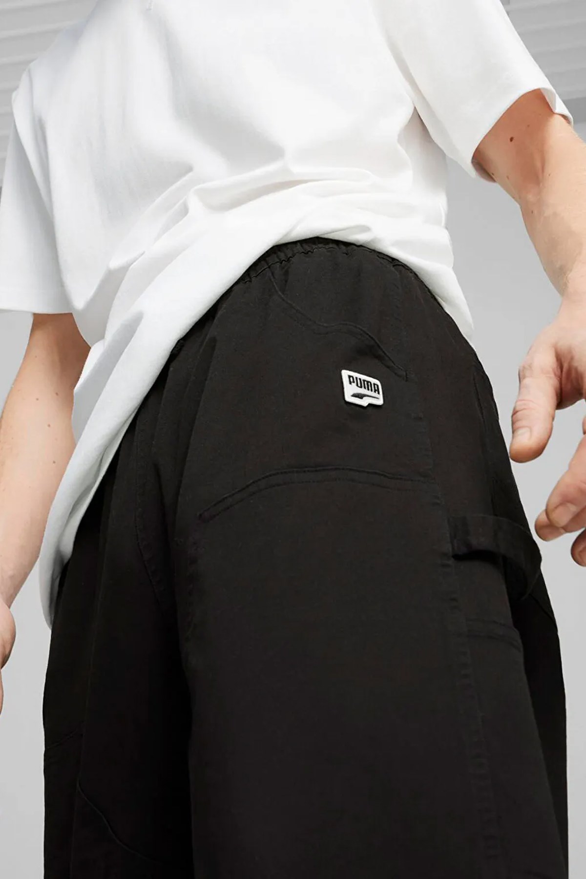 Puma Downtown Double Knee Erkek Pantolon 62436801 Siyah