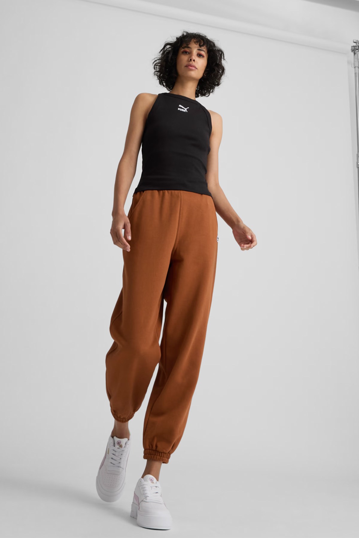 Puma Classıcs Ribbed Slim Kadın Atlet 62437101 Siyah