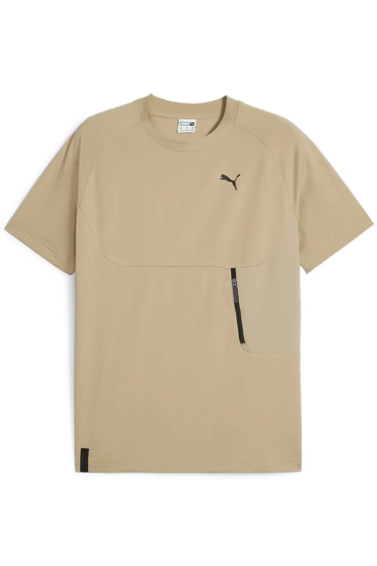 Puma Pumatech Pocket Tee Erkek Tişört 62437983 Bej