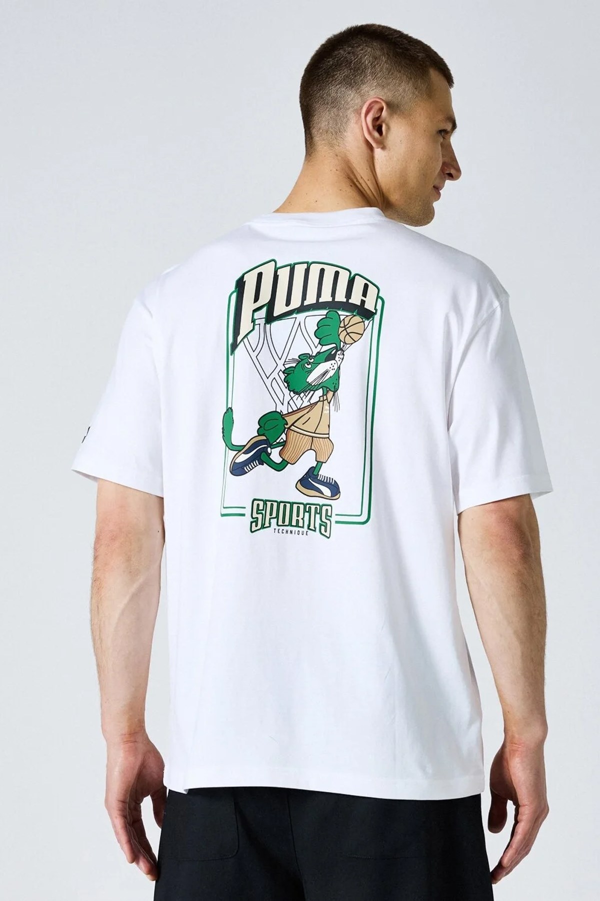 Puma Team For The Fanbase Erkek Tişört 62439502 Beyaz