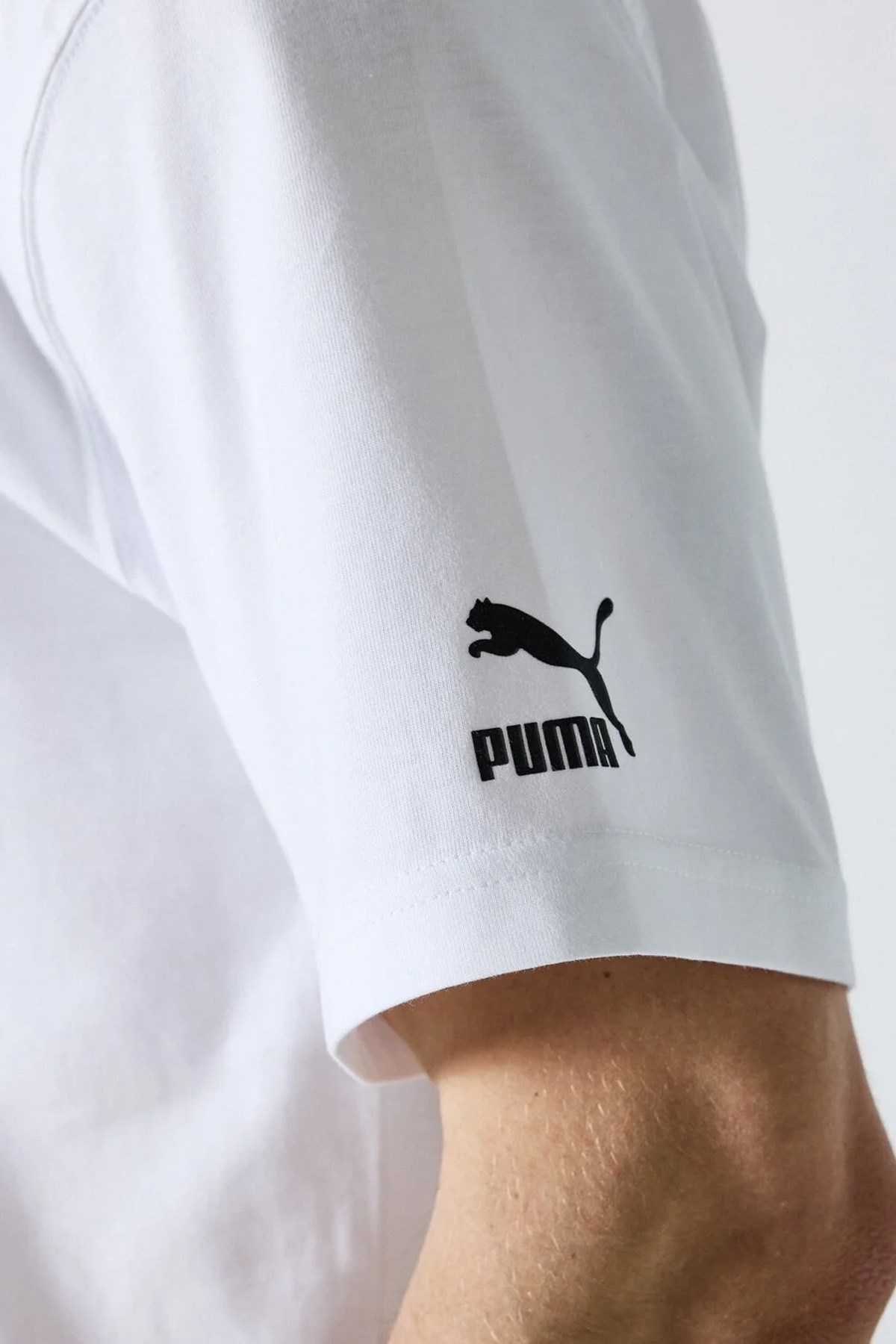 Puma Team For The Fanbase Erkek Tişört 62439502 Beyaz