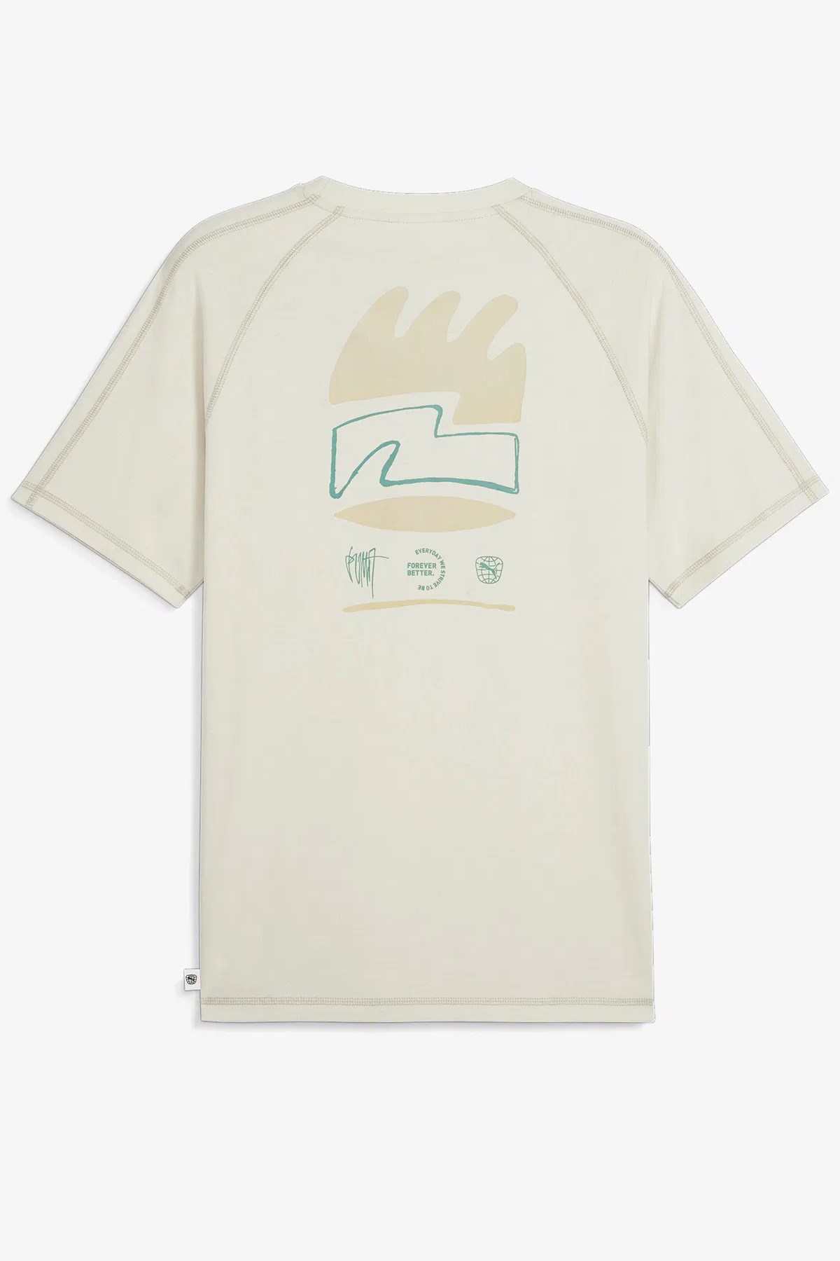 Puma Downtown Re:Collectıon Erkek Tişört 62440287 Ekru