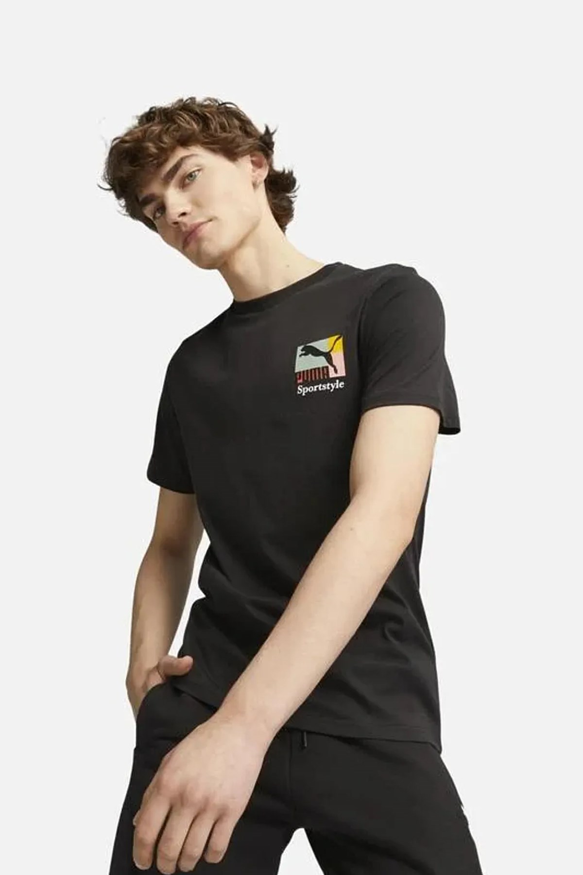 Puma Classıcs Brand Love Tee Çocuk Tişört 62441801 Siyah