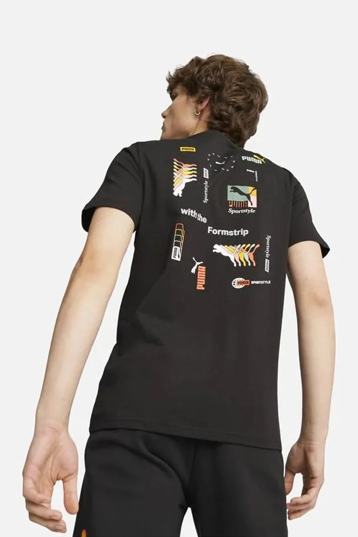 Puma Classıcs Brand Love Tee Çocuk Tişört 62441801 Siyah