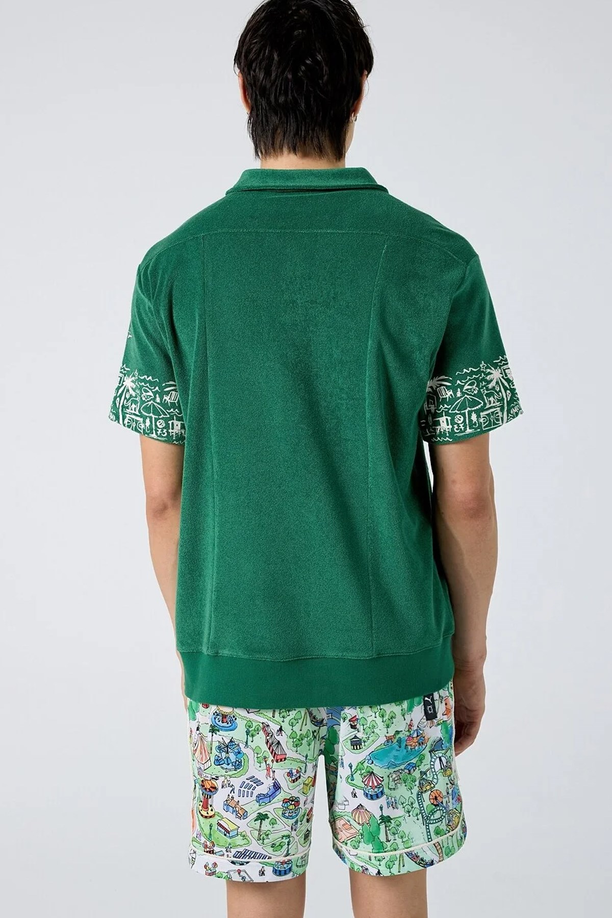 Puma The Fairgrounds Terry Havlu Polo Tişört 62468701 Yeşil