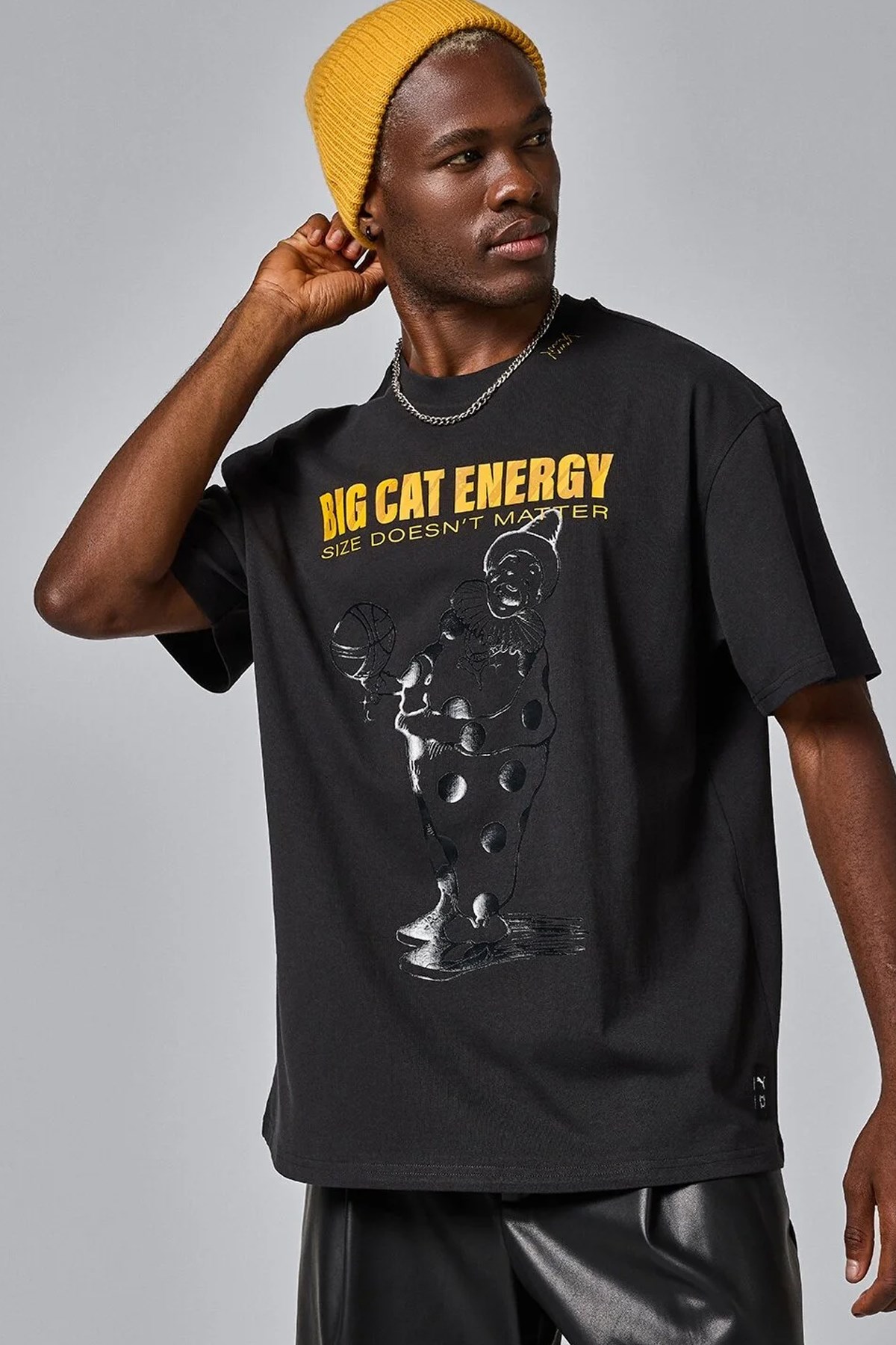Puma Big Cat Energy Erkek Tişört 62474701 Siyah
