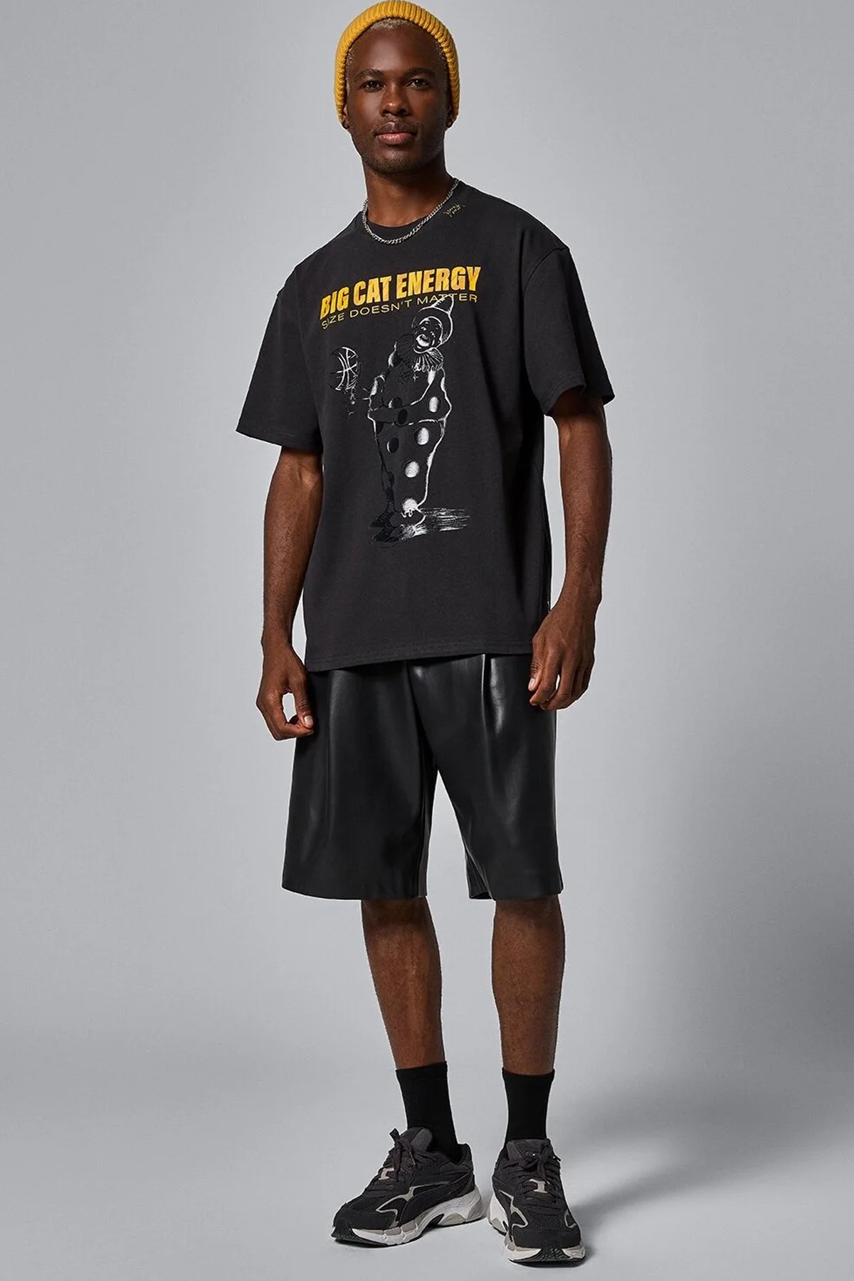Puma Big Cat Energy Erkek Tişört 62474701 Siyah