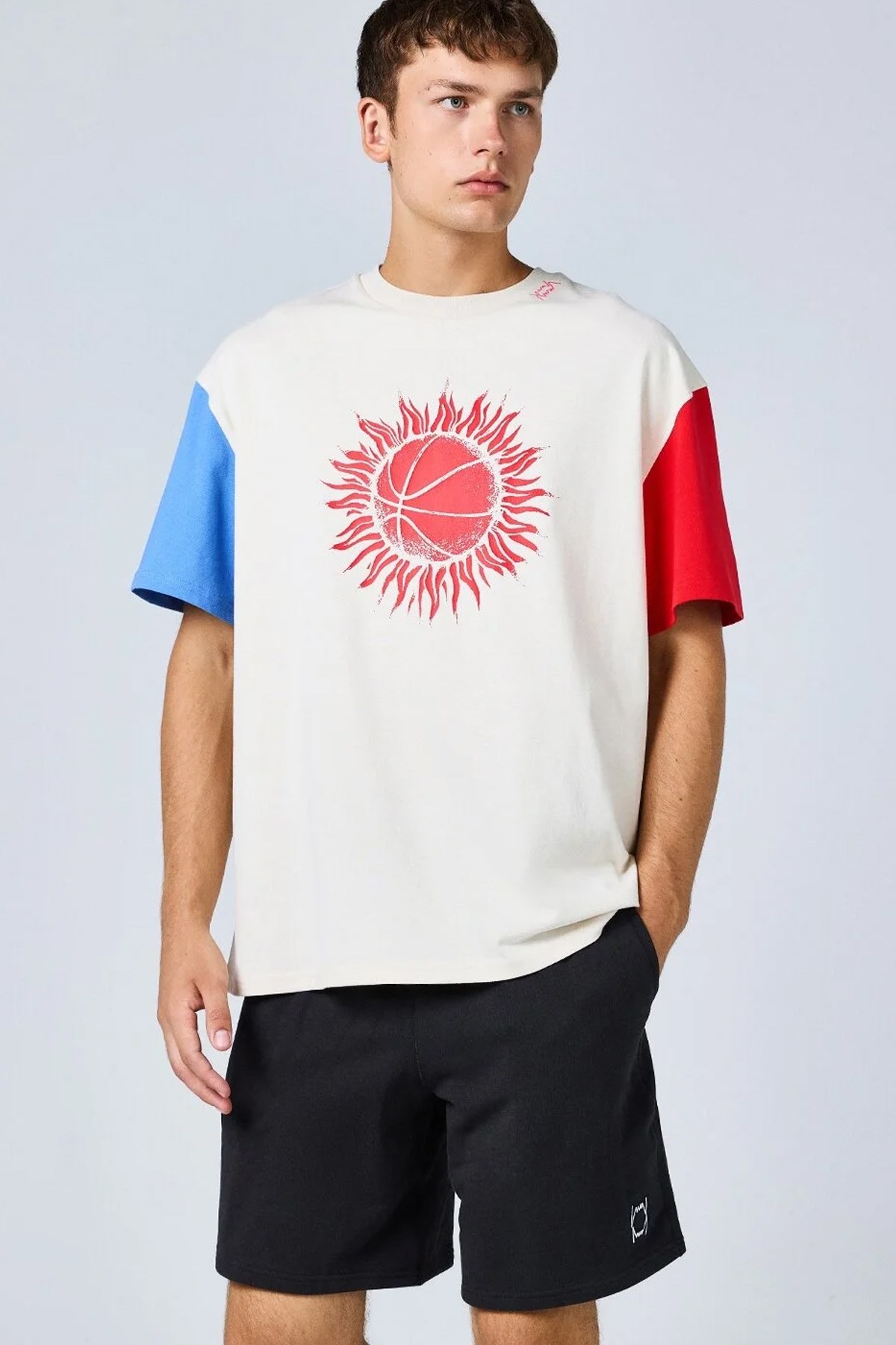 Puma Sun Ball Tee Erkek Tişört 62476401 Çok Renkli