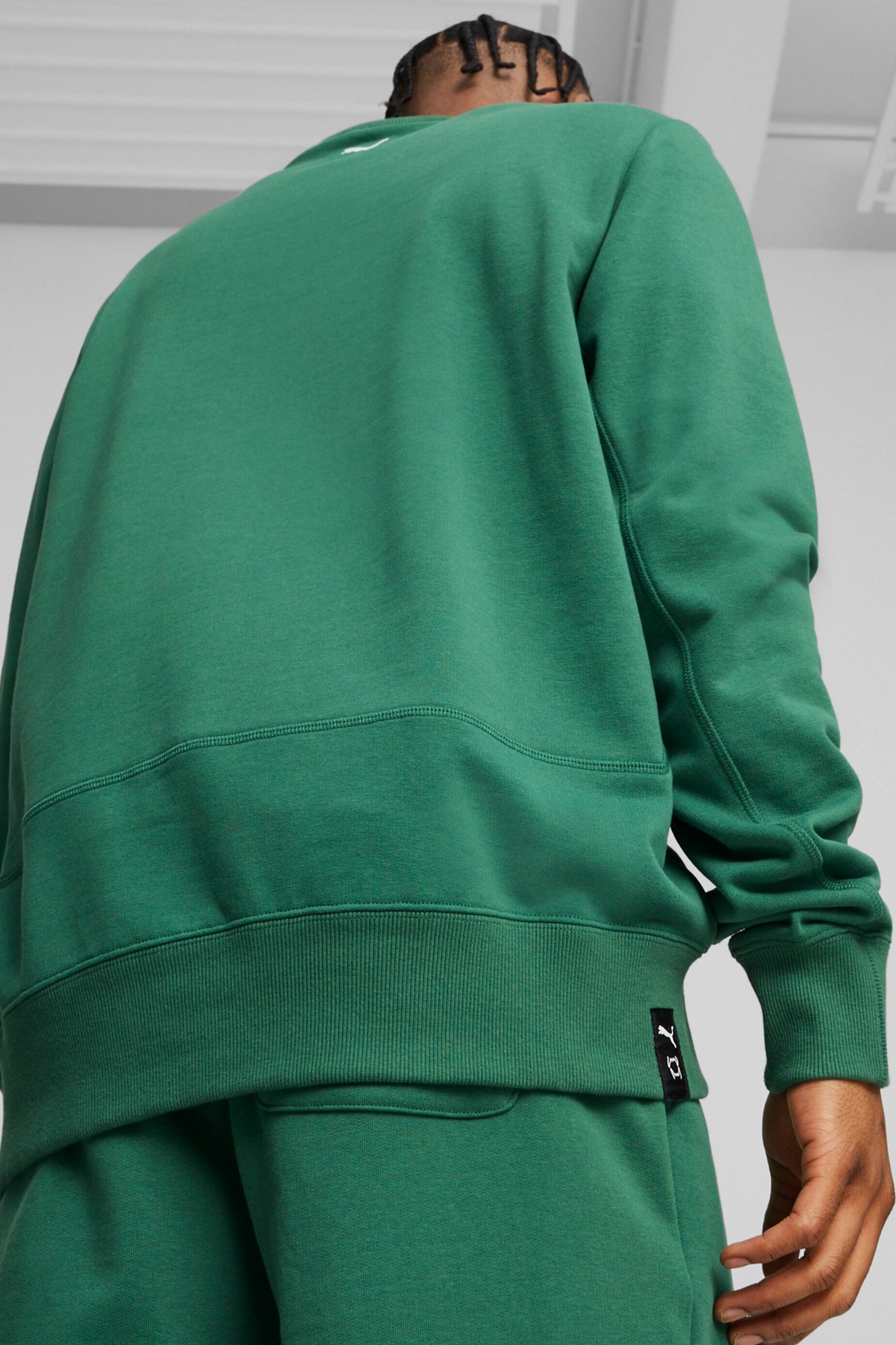 Puma Pivot Crewneck Vine Erkek Sweat 62478201 Yeşil