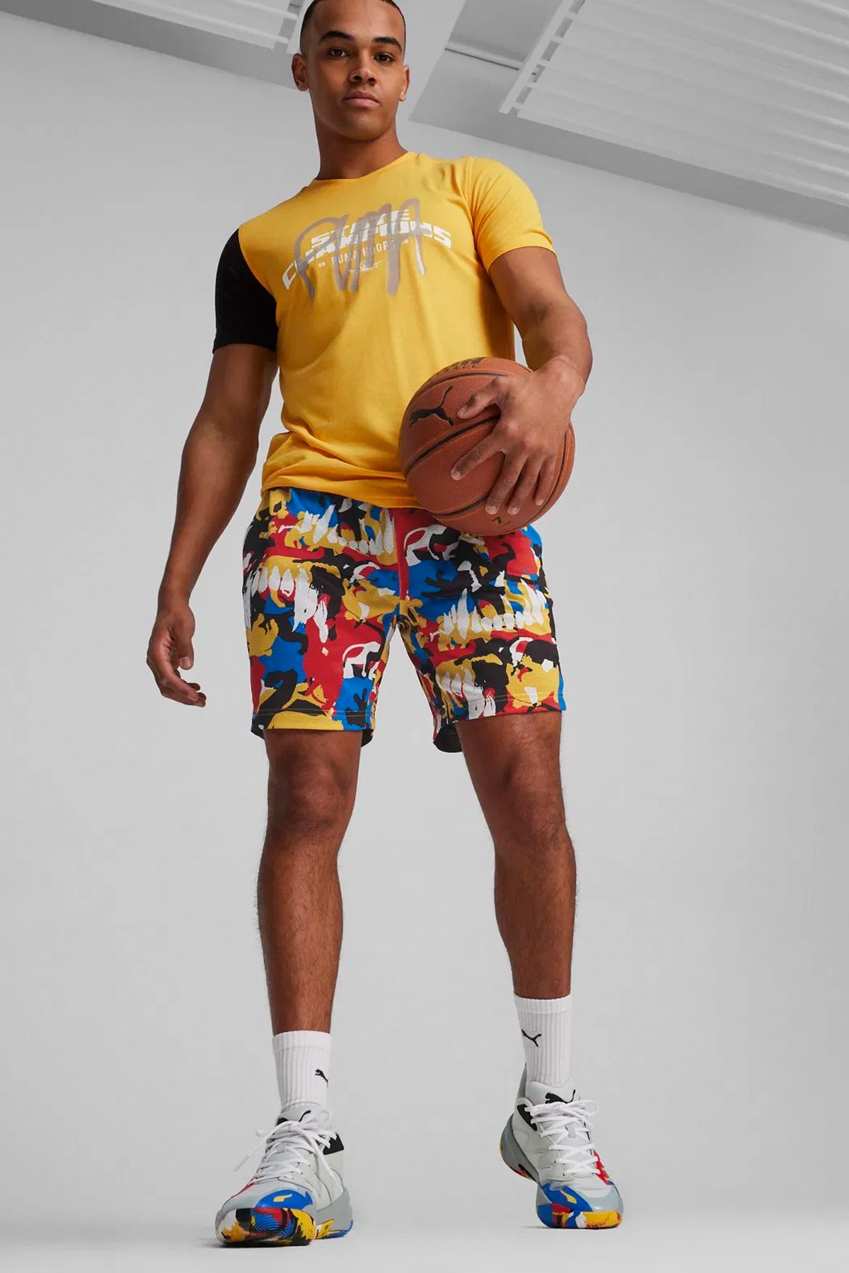 Puma Winners Circle Erkek Şort 62479501 Çok Renkli