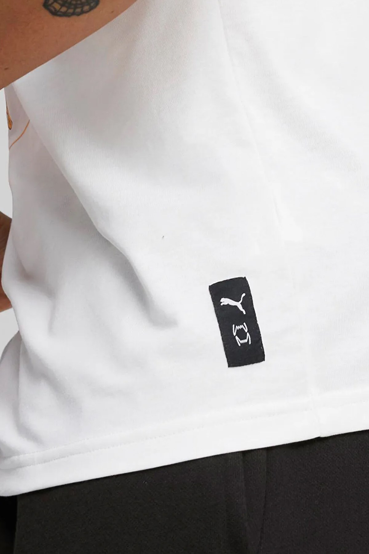 Puma Swished Tee Erkek Tişört 62480103 Beyaz