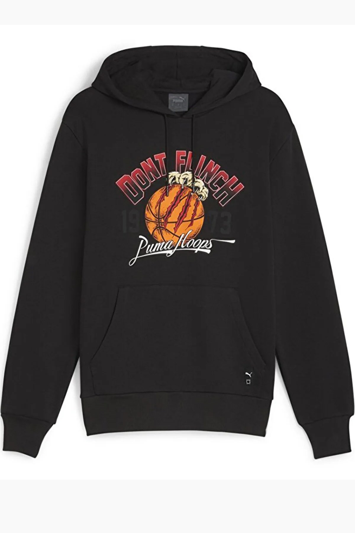 Puma Graphic Booster Erkek Kapüşonlu Sweat 62481201 Siyah