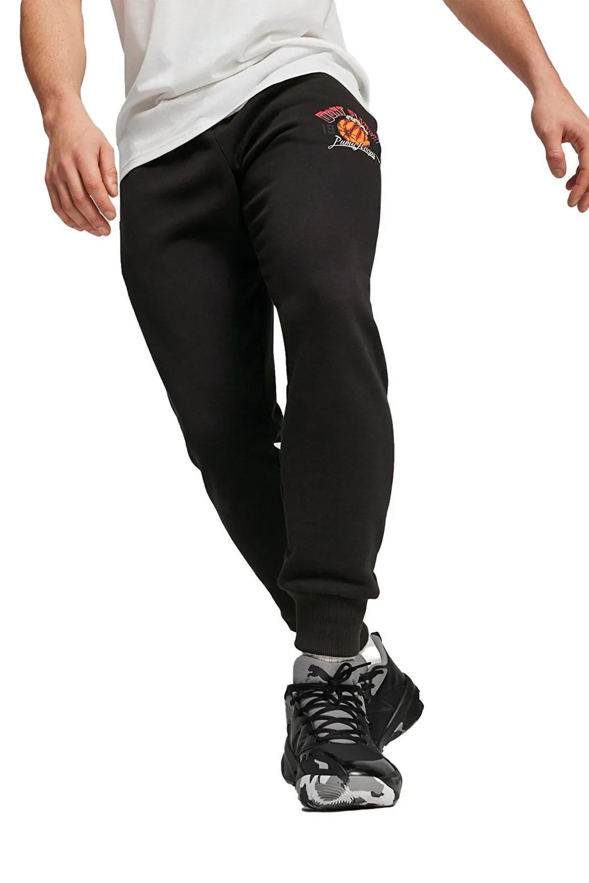 Puma Graphic Booster Sweat Black 62481301 Siyah