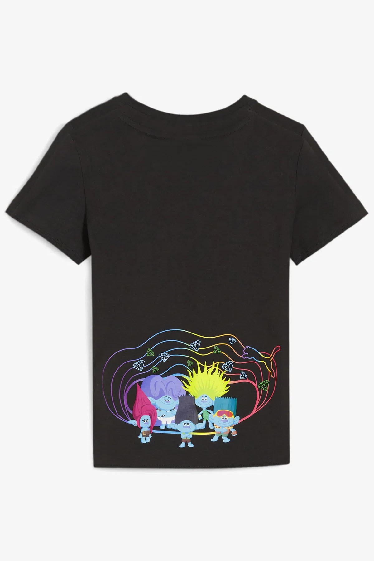 Puma X Trolls Çocuk Tişört  62481601 Siyah